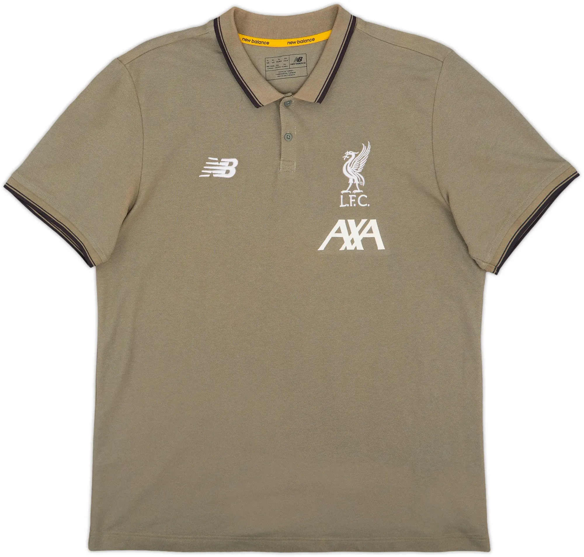 2019-20 Liverpool New Balance Polo Shirt - 9/10 - (XL)