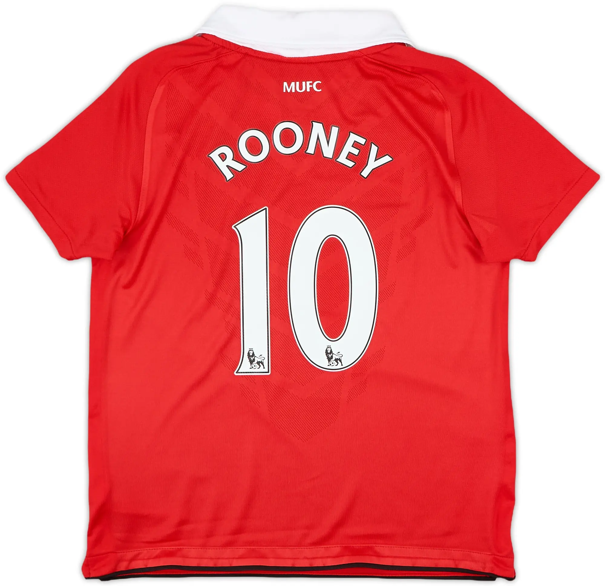 2010-11 Manchester United Home Shirt Rooney #10 - 9/10 - (S.Boys)