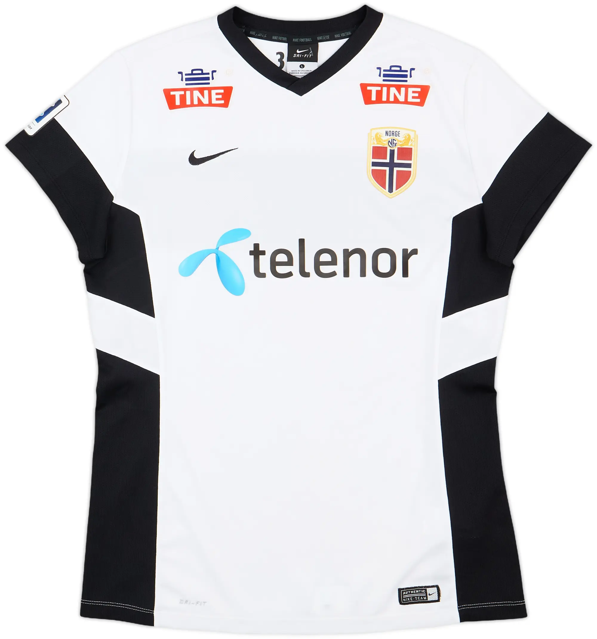 2015-16 Norway Nike Player Issue Training Shirt - 9/10 - (Women's L)