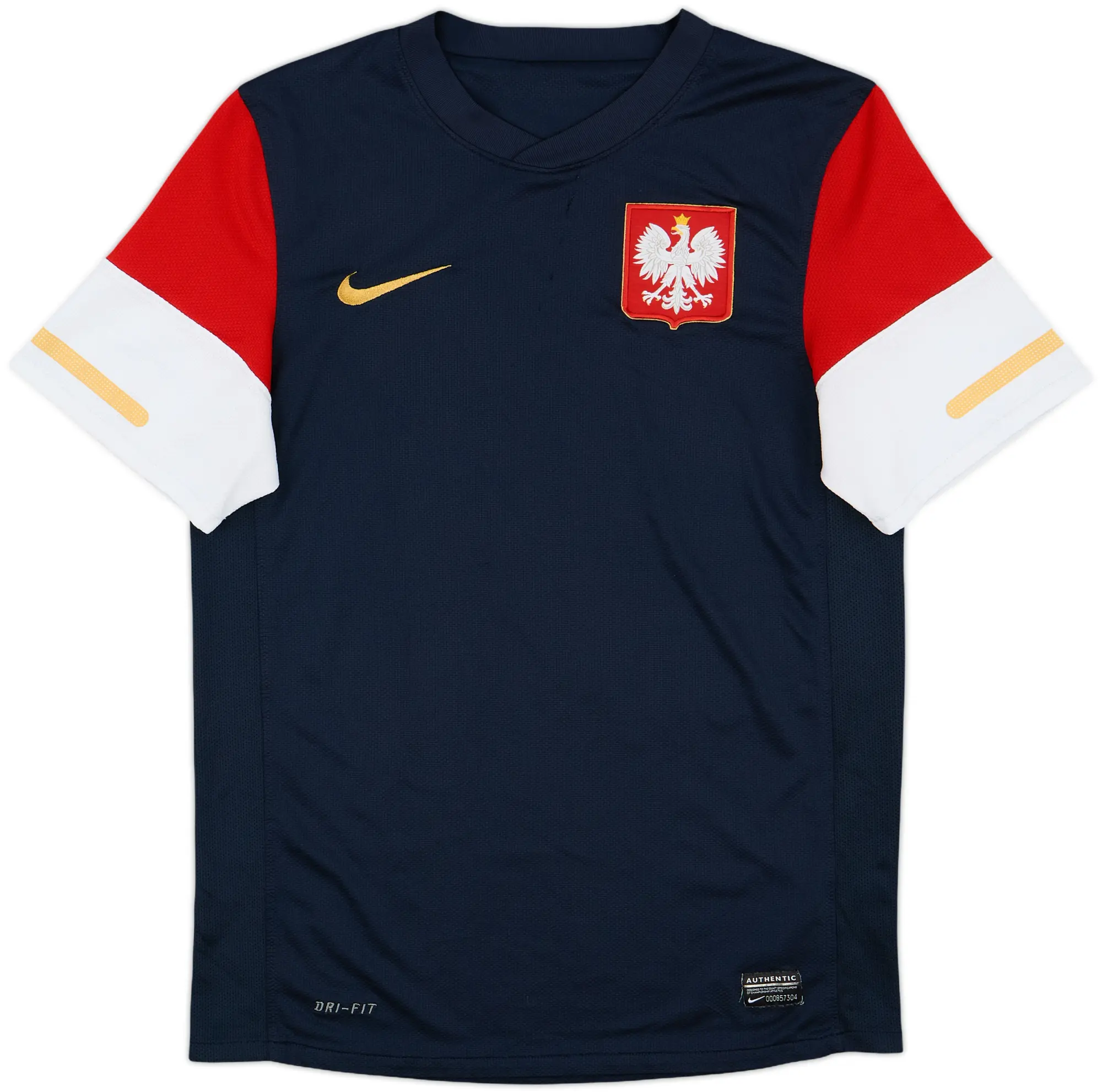 Nike Poland Mens SS Away Shirt 2010