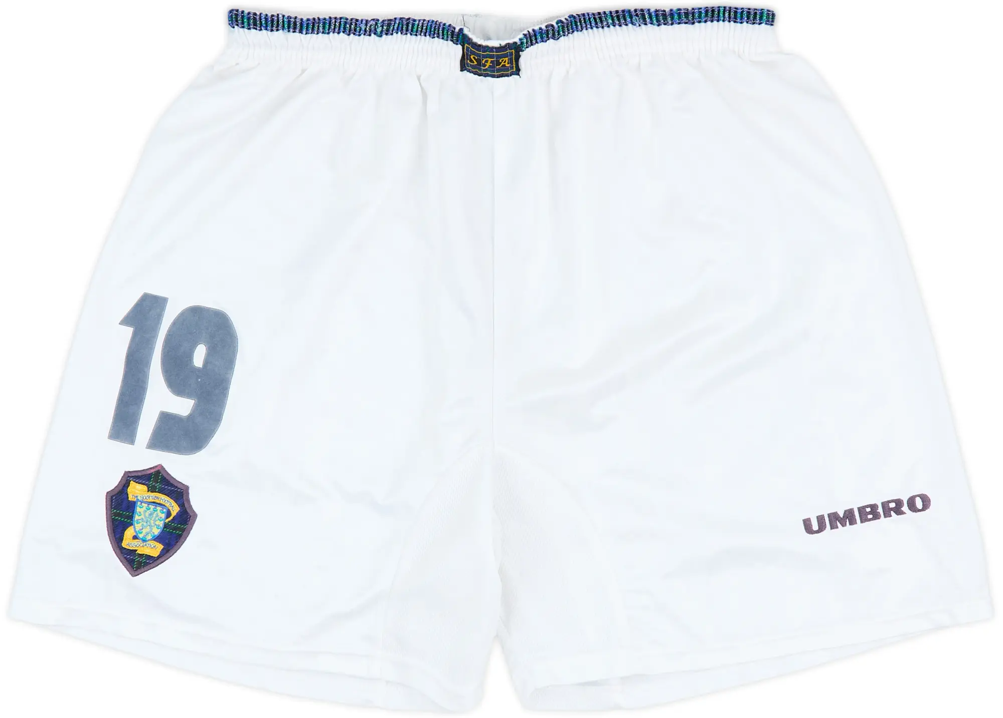 Umbro Scotland Mens Player Issue Home Shorts 1998