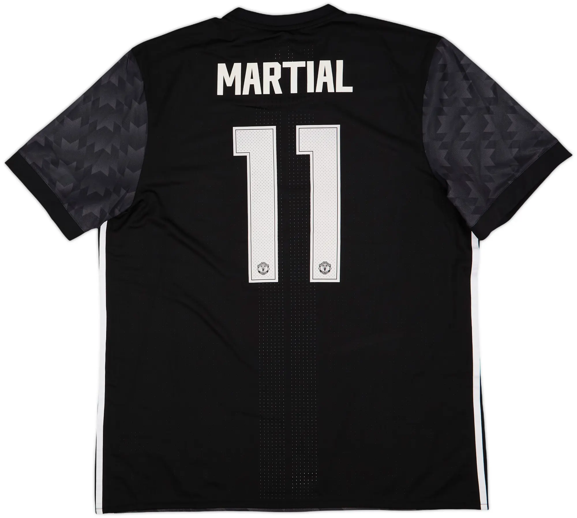 2017-18 Manchester United Authentic Away Shirt Martial #11 (XXL)