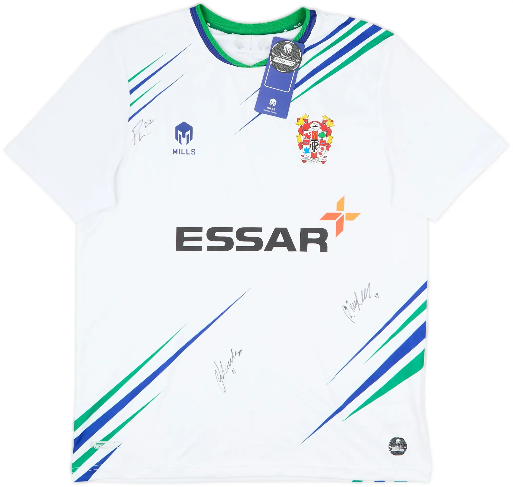 2022-23 Tranmere Rovers Signed Home Shirt (L)