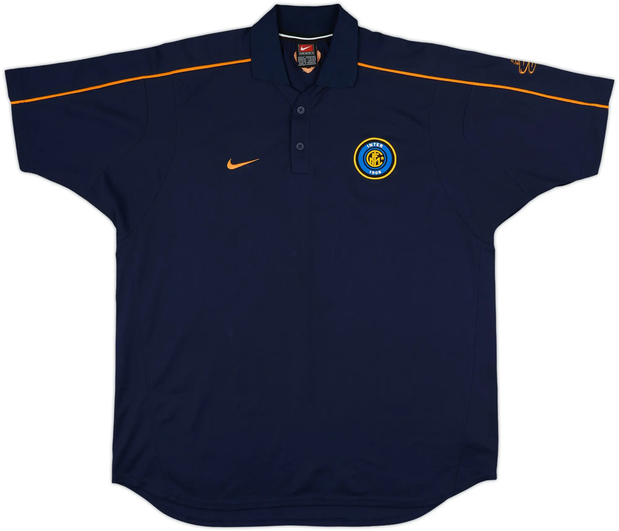 2001-02 Inter Milan Nike Polo Shirt - 9/10 - (XL)
