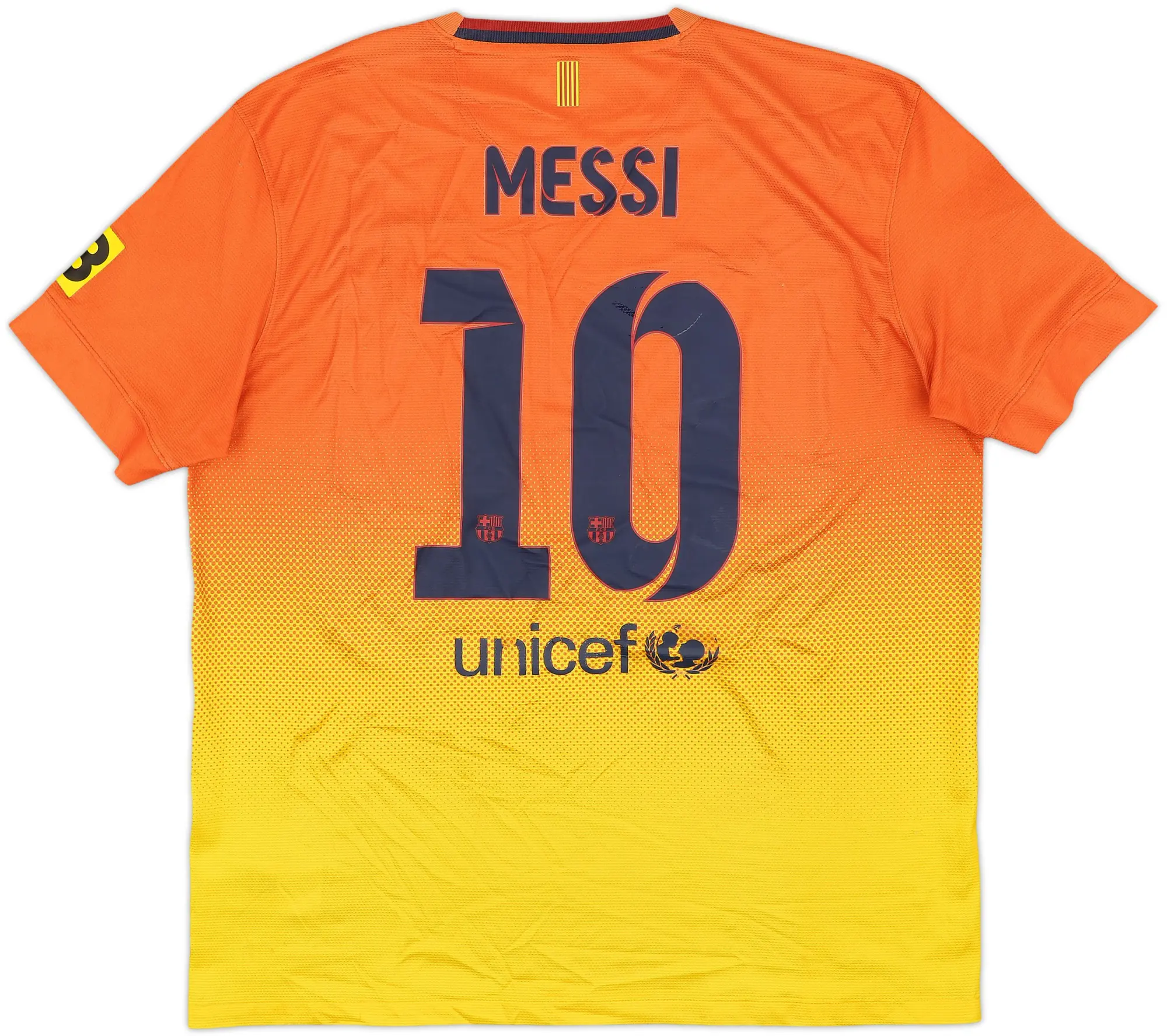 2012-13 Barcelona Away Shirt Messi #10 - 5/10 - (XL)