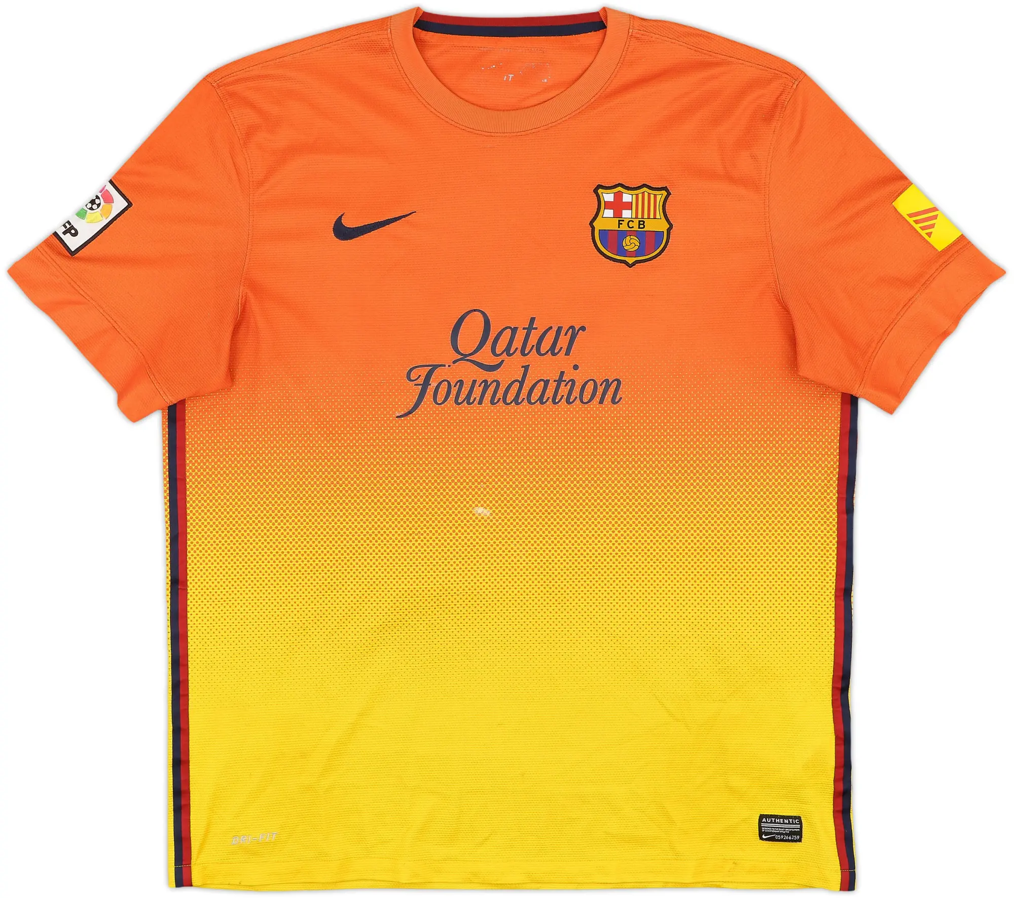 Nike Barcelona Mens SS Away Shirt 2012/13