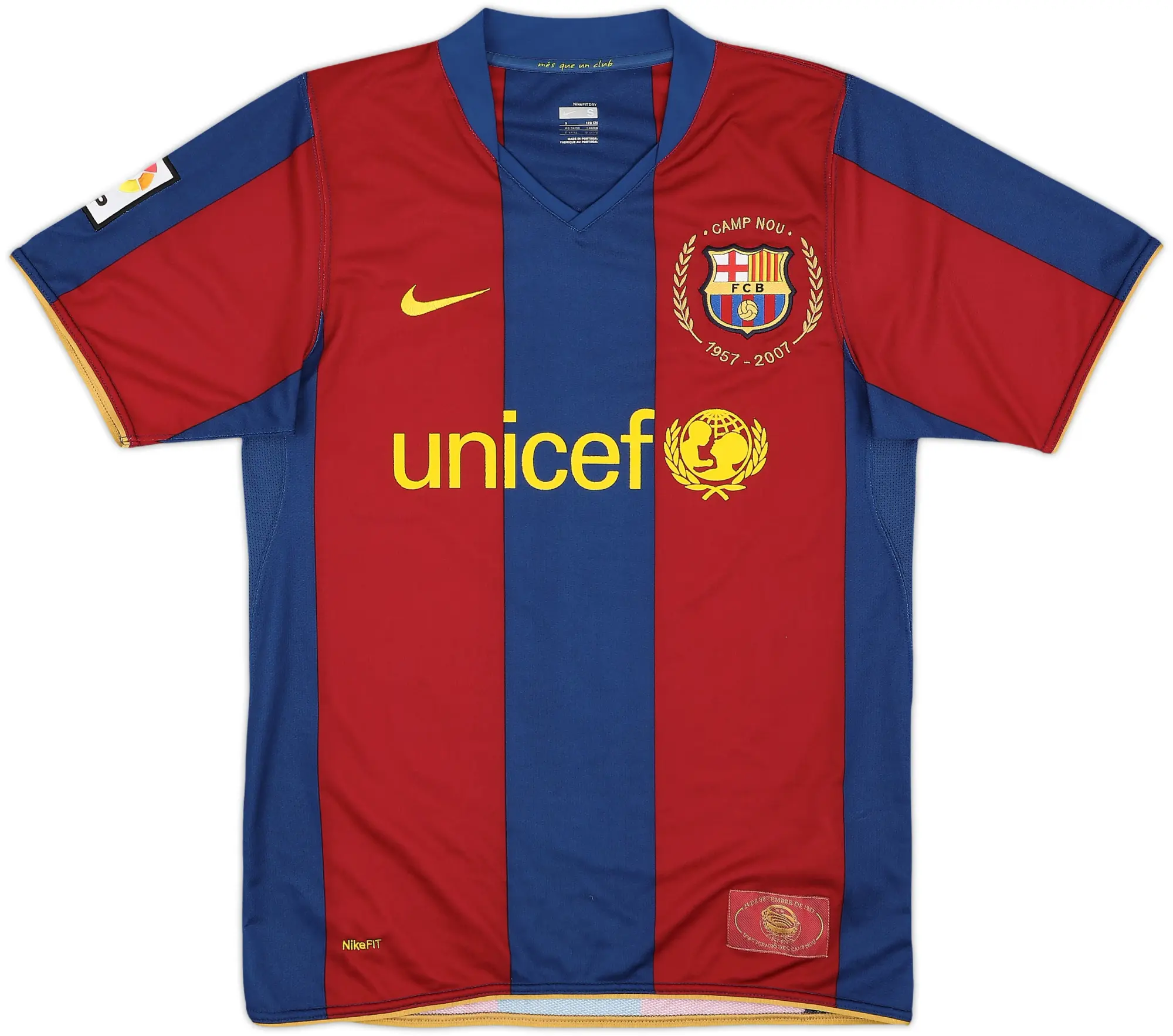2007-08 Barcelona Home Shirt - 5/10 - (S)