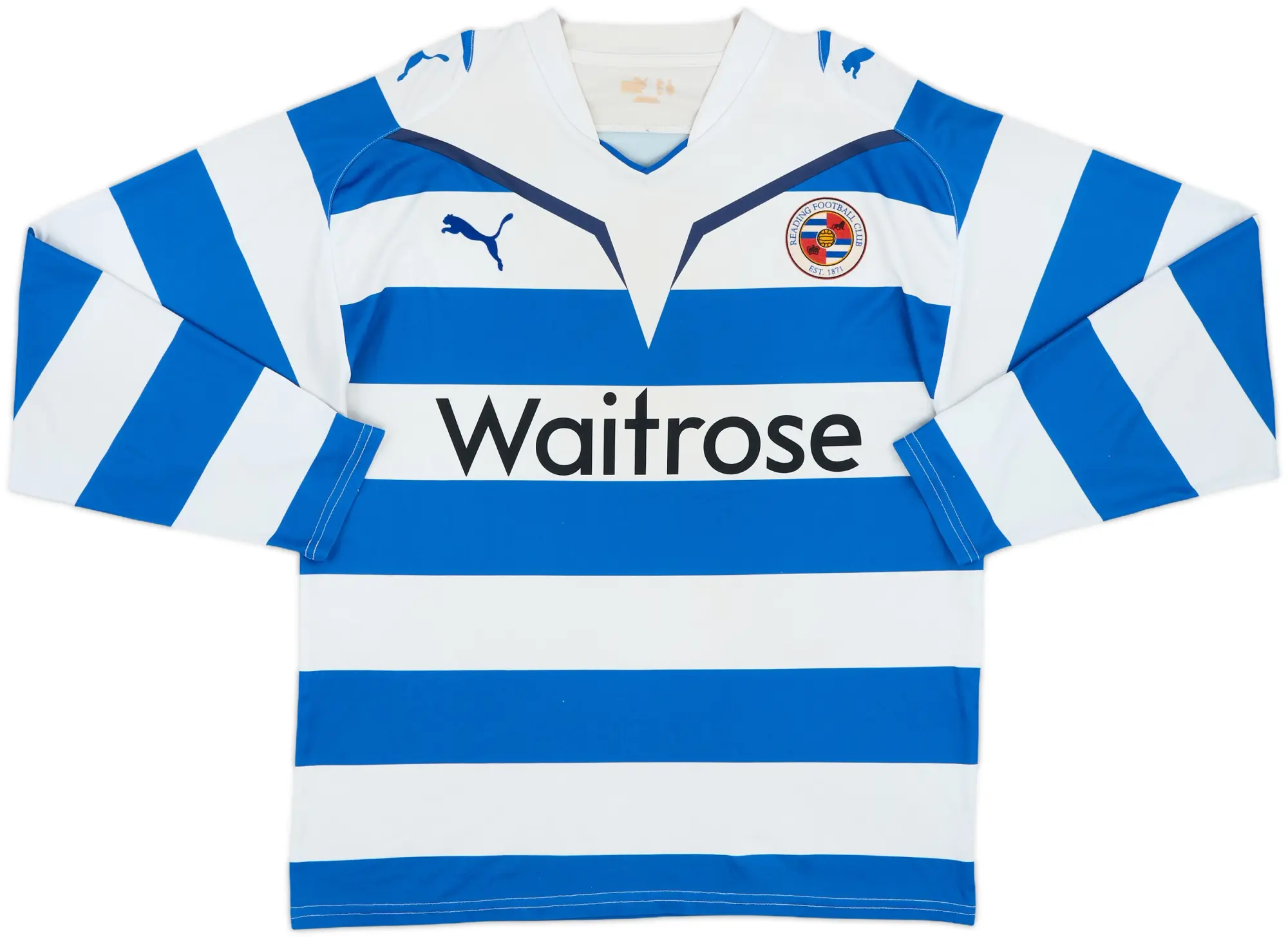 2009-10 Reading Home L/S Shirt - 5/10 - (L)