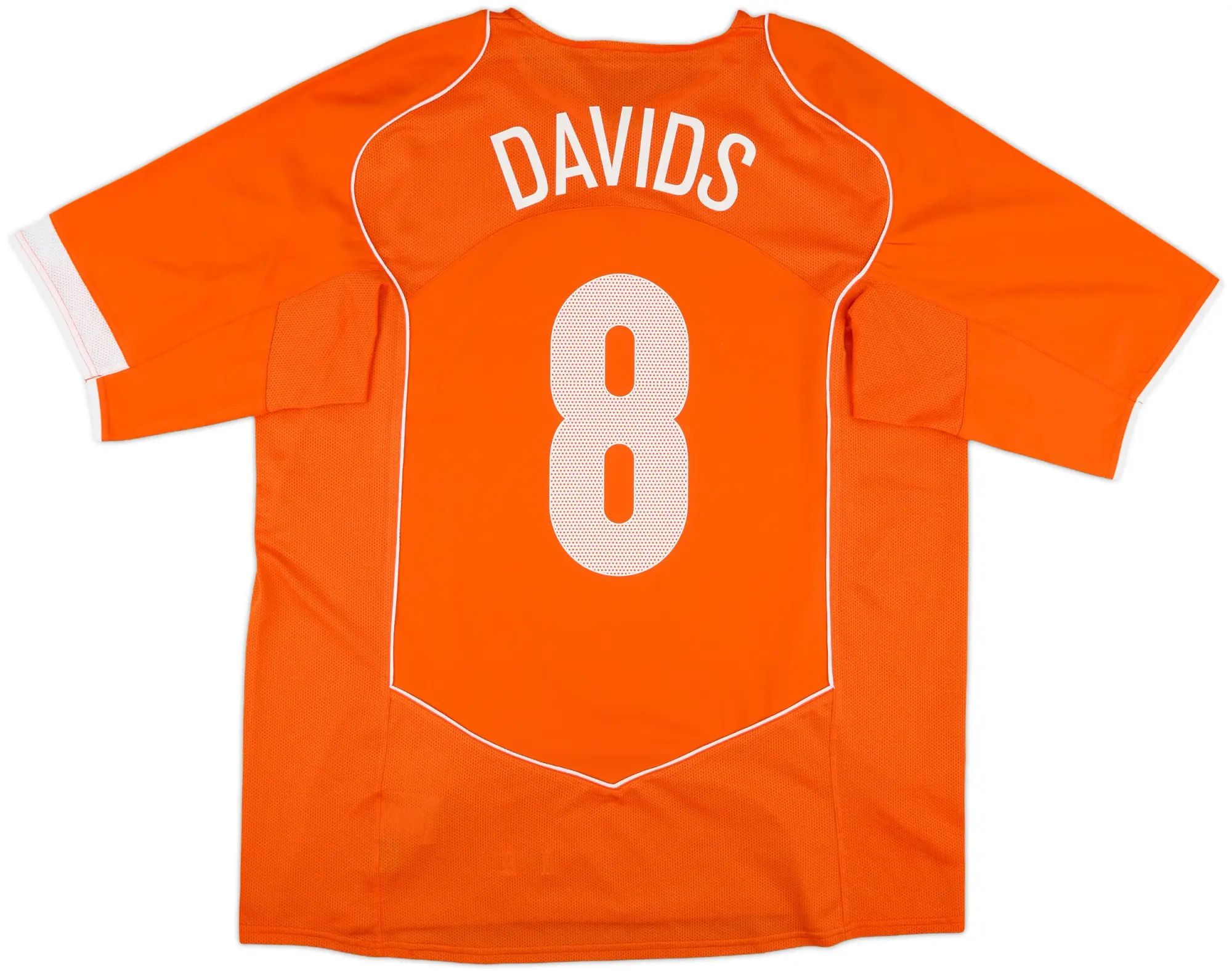 2004-06 Netherlands Home Shirt Davids #8 - 10/10 - (XL)
