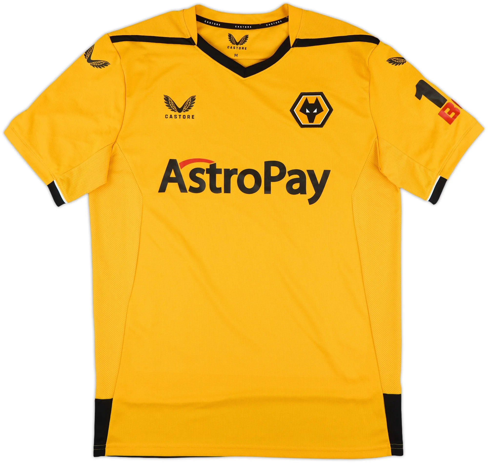 Castore Wolverhampton Wanderers Mens SS Home Shirt 2022/23