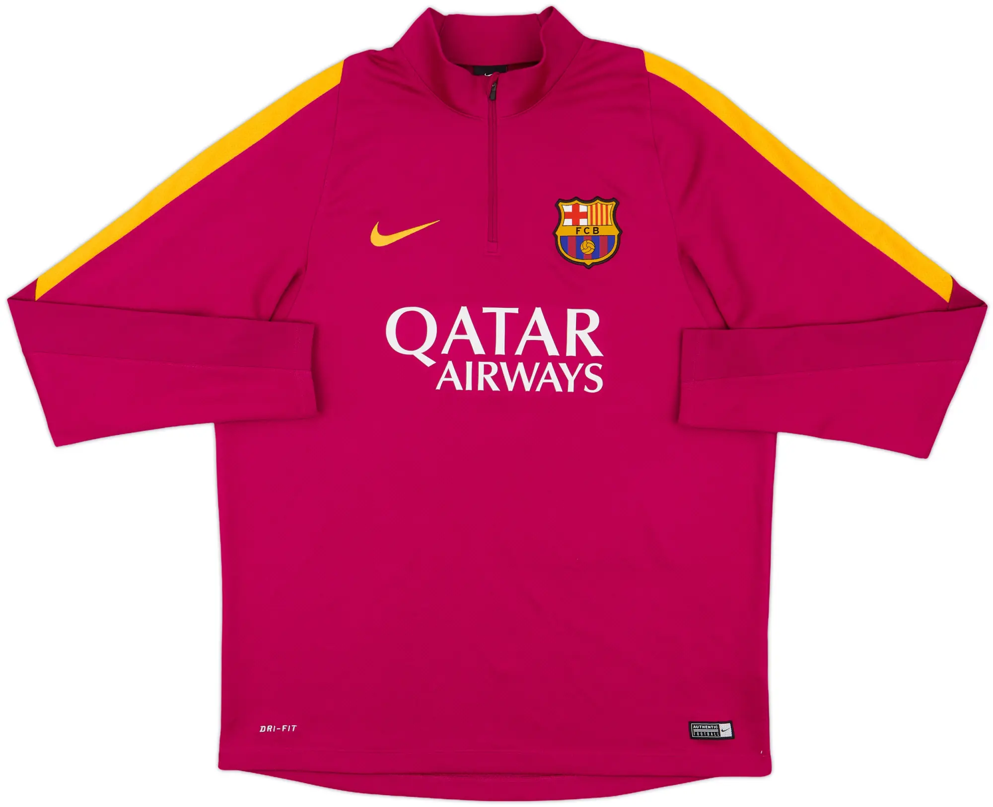 2016-17 Barcelona Nike 1/4 Zip Training Top - 8/10 - (XL)