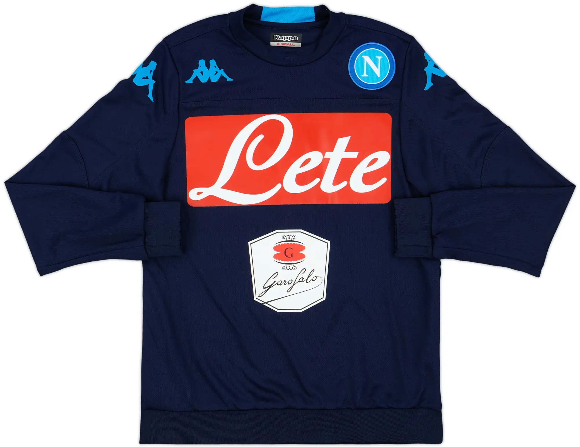 2017-18 Napoli Kappa Training Top - 8/10 - (XS)