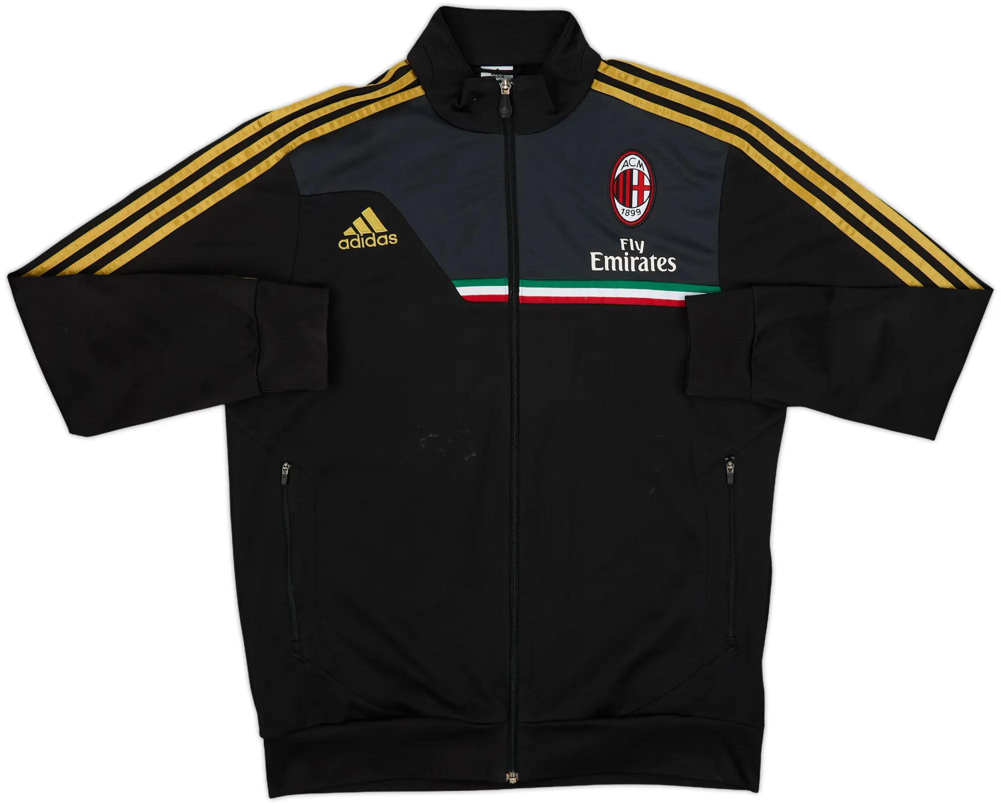 2013-14 AC Milan adidas Track Jacket - 7/10 - (M/L)