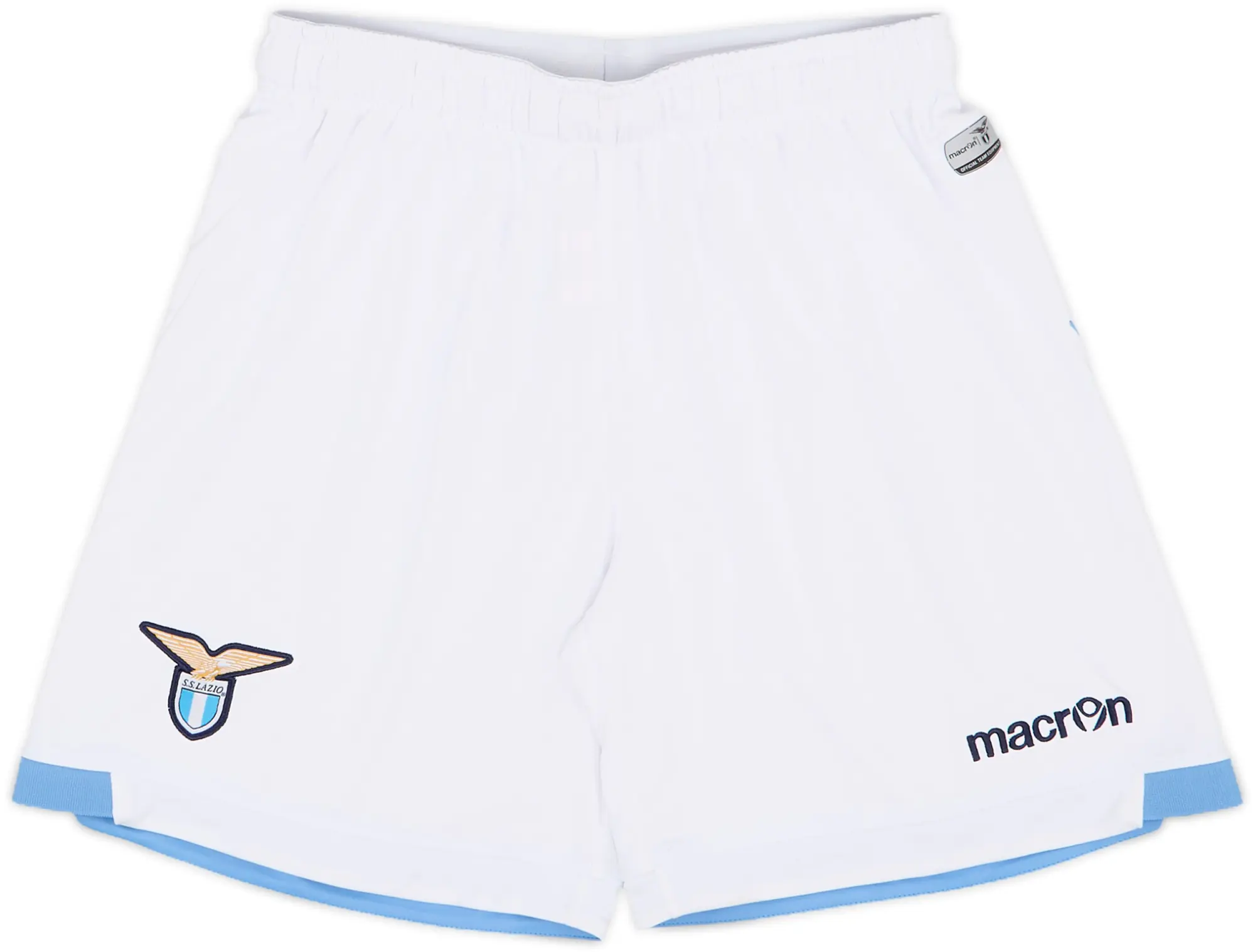 2014-15 Lazio Home Shorts - 9/10 - (XL.Boys)