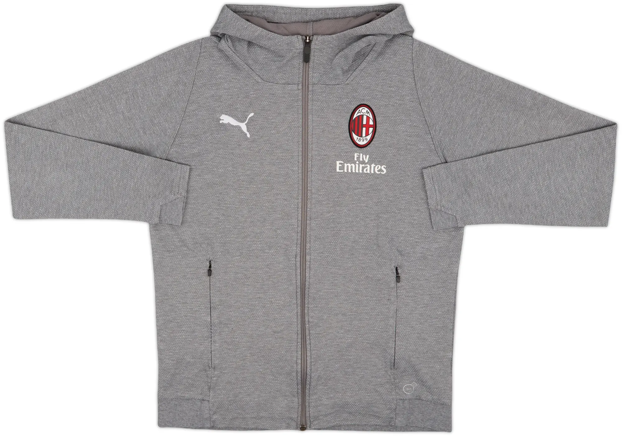 2018-19 AC Milan Puma Hooded Track Jacket - 9/10 - (L)