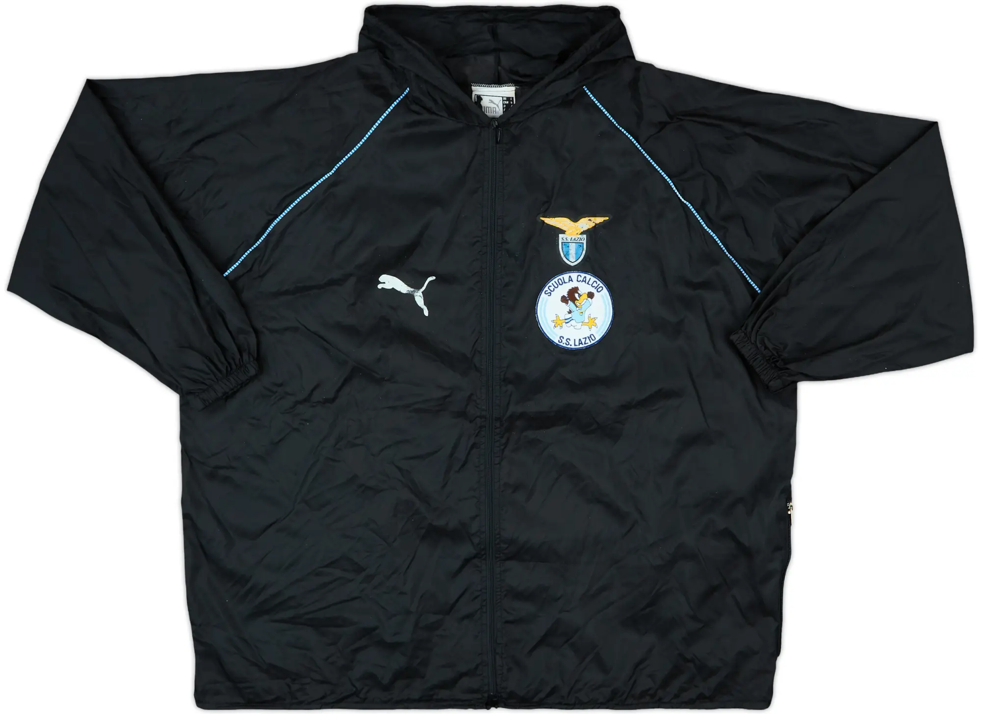 1998-99 Lazio Scuola Calcio Puma Hooded Rain Jacket - 6/10 - (S)