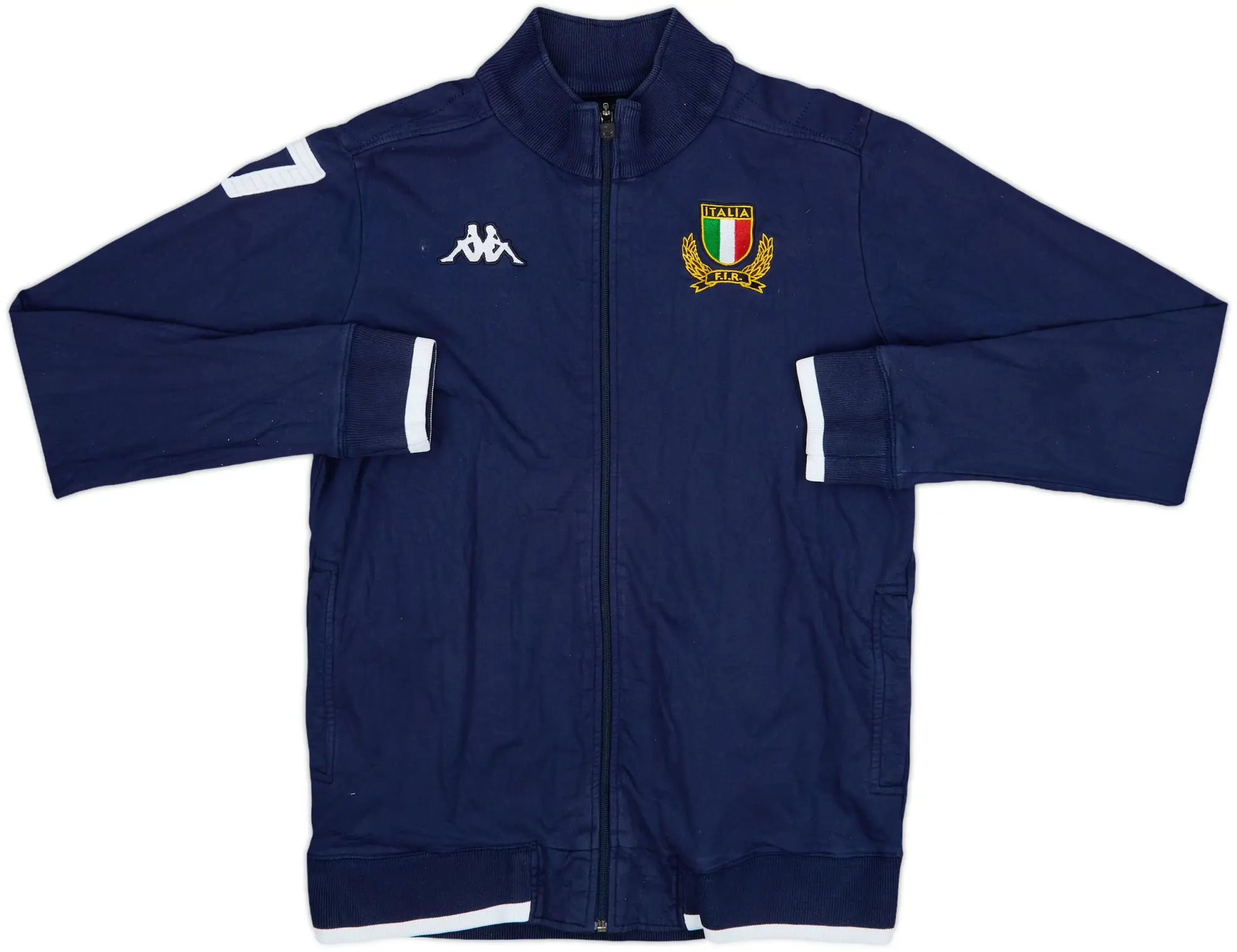 2012-13 Italy Rugby Kappa Track Jacket - 8/10 - (M)