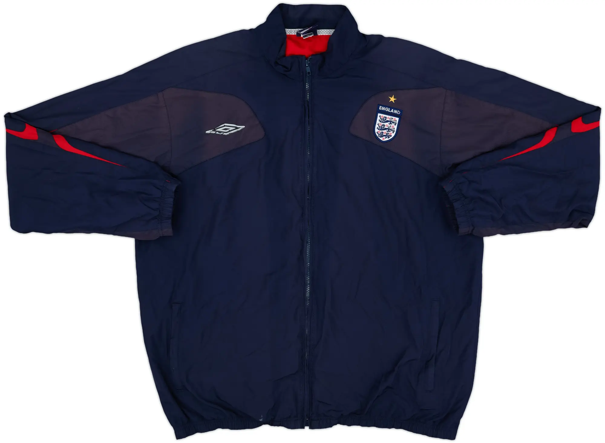 2004-05 England Umbro Track Jacket - 8/10 - (XXL)