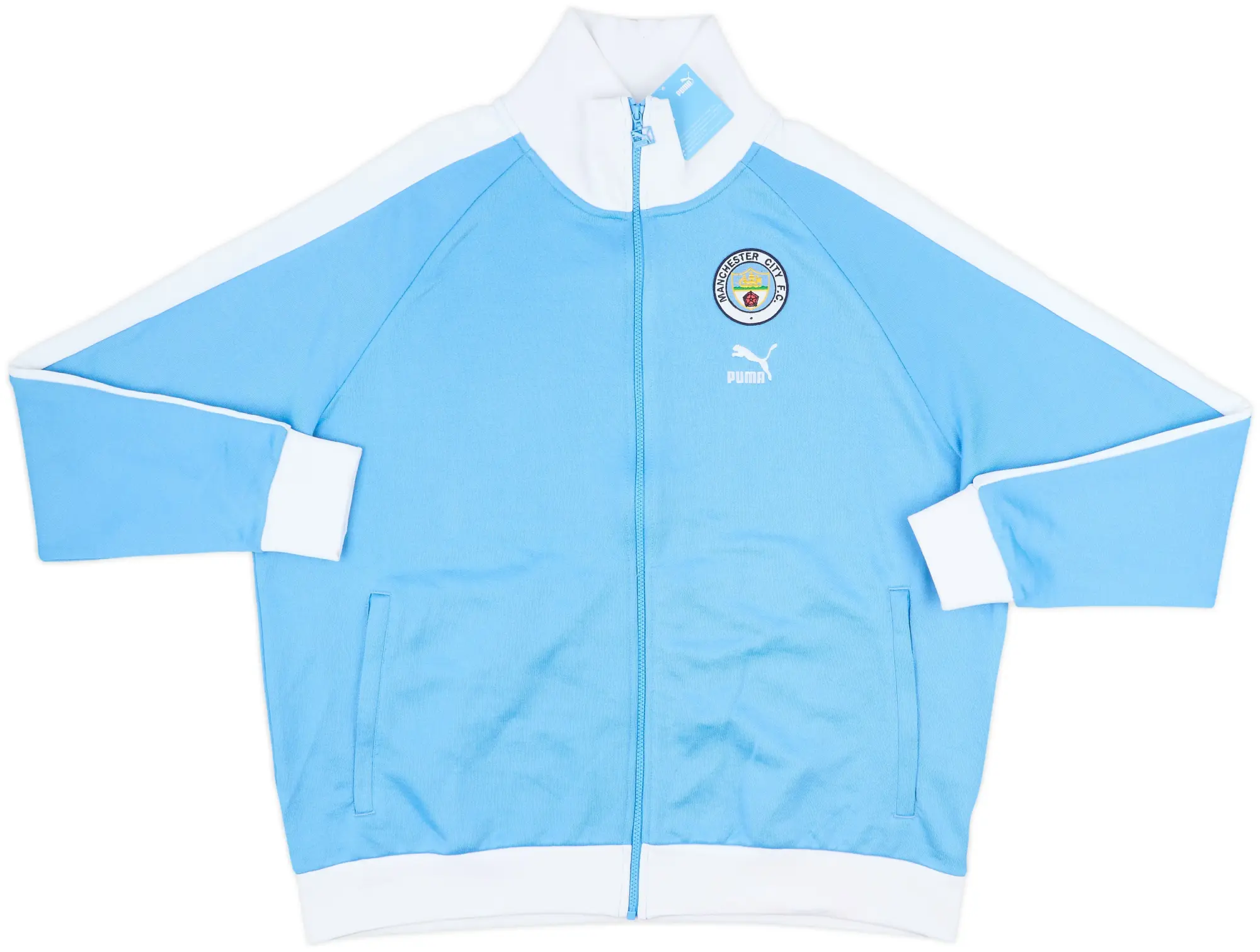 2022-23 Manchester City Puma ftblHeritage T7 Track Jacket (XXL)
