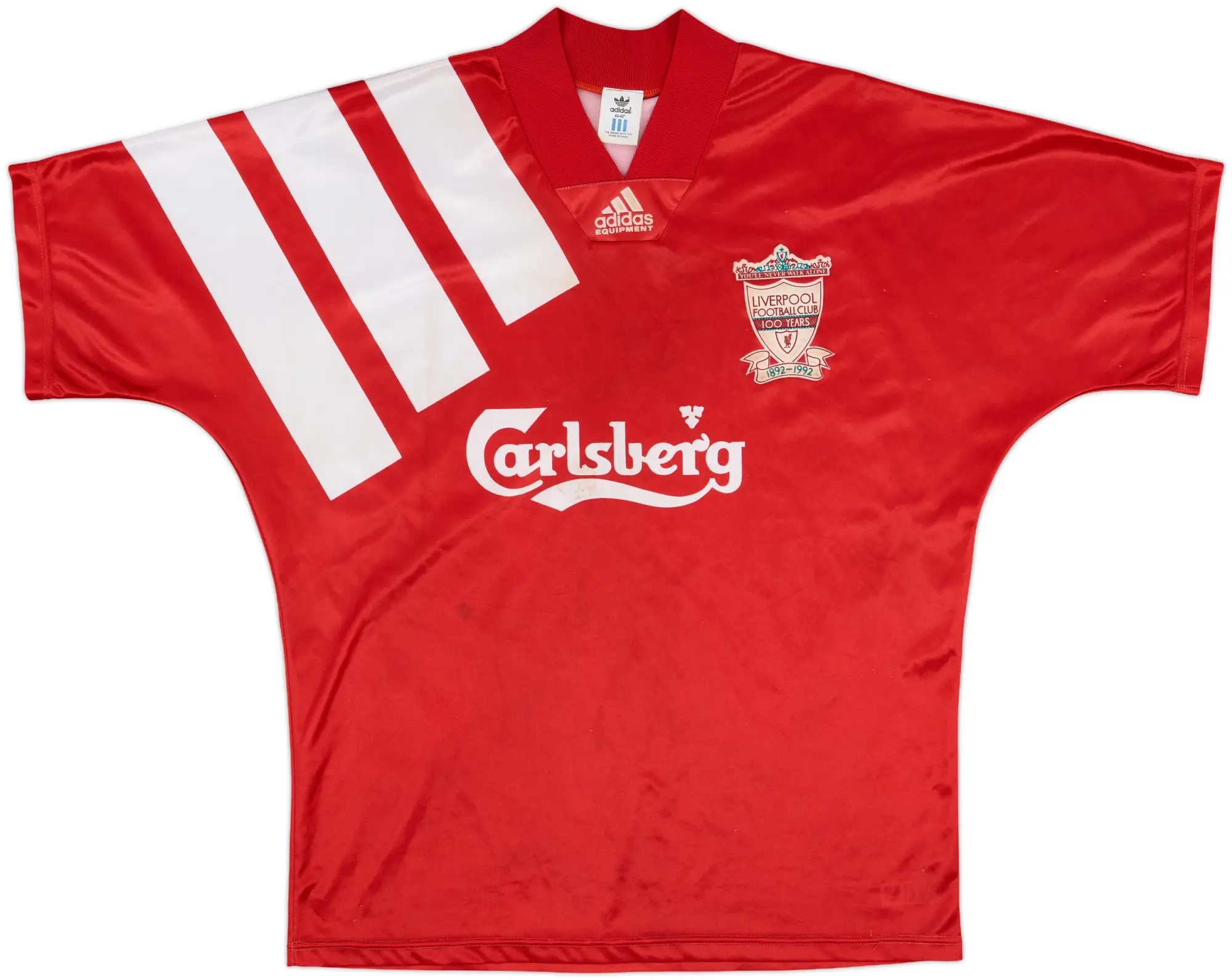 1992-93 Liverpool Centenary Home Shirt - 6/10 - (M/L)
