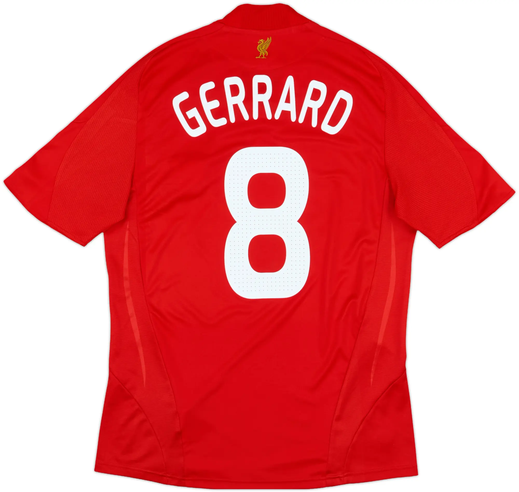 2008-10 Liverpool Home Shirt Gerrard #8 - 6/10 - (M)