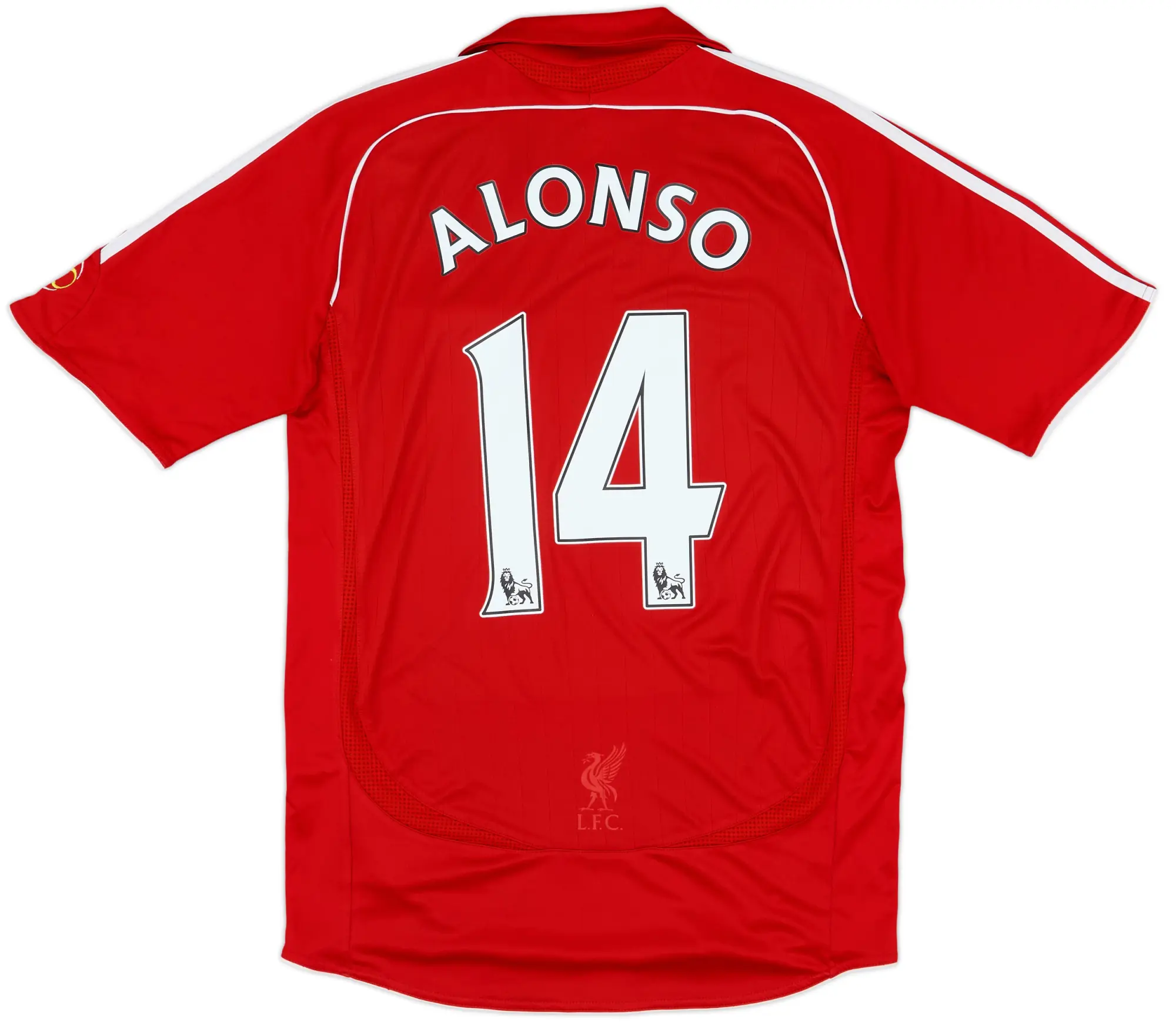 2006-08 Liverpool Home Shirt Alonso #14 - 8/10 - (S)