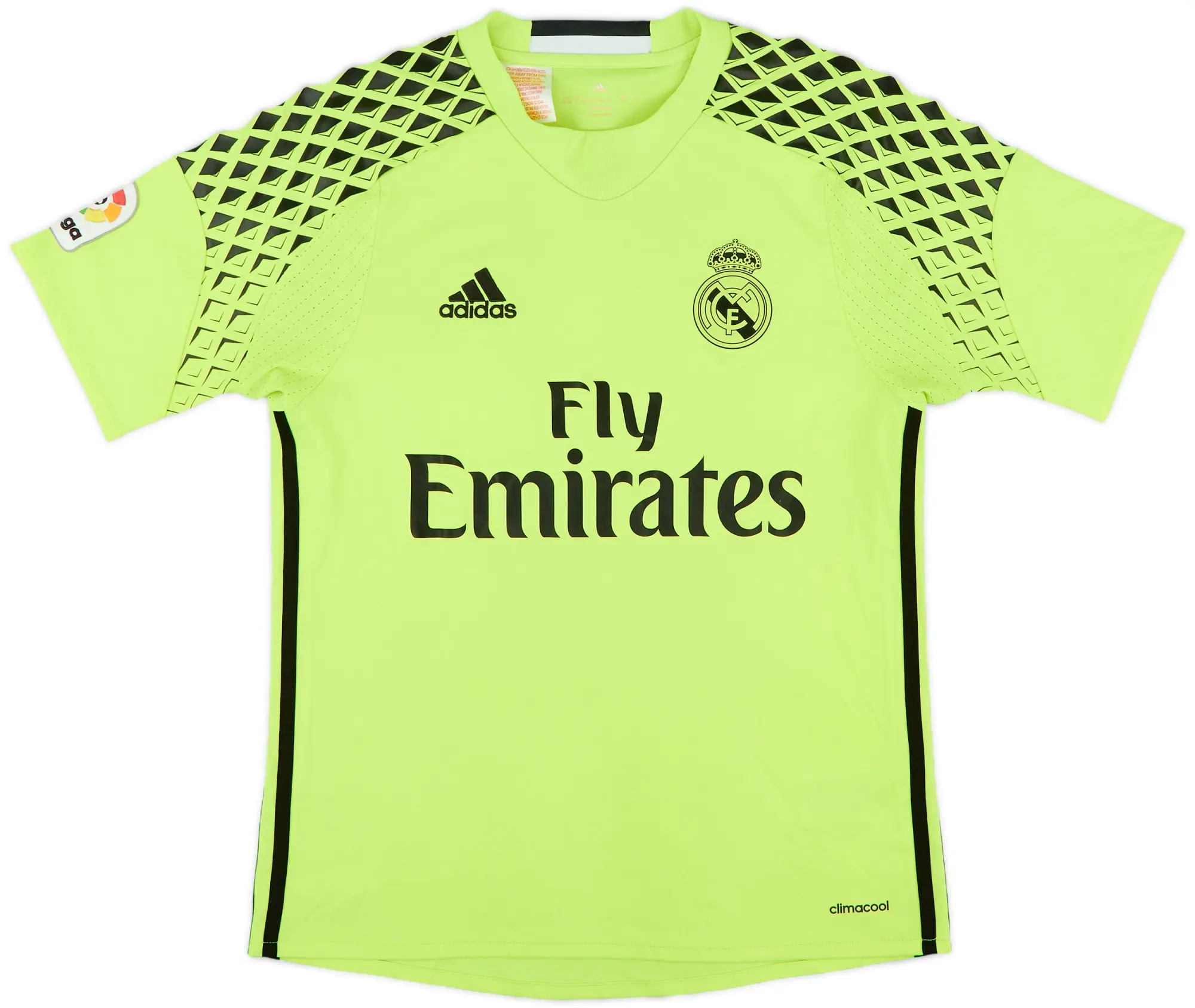 2016-17 Real Madrid GK S/S Shirt - 9/10 - (L.Boys)