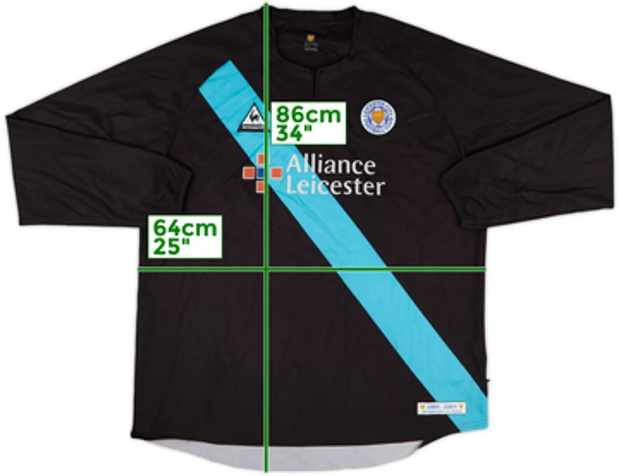 LeCoqSportif Leicester City Mens LS Away Shirt 2003/04