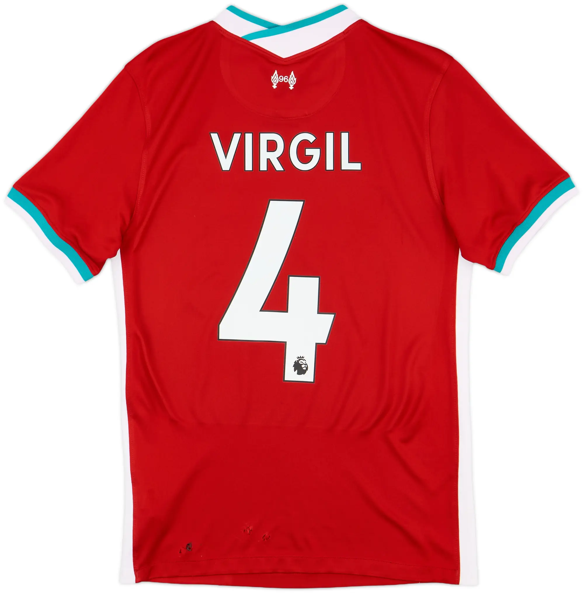2020-21 Liverpool Home Shirt Virgil #4 - 5/10 - (S)
