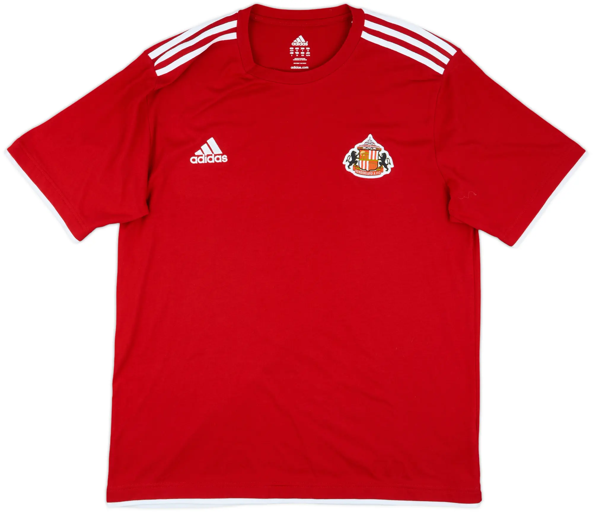 2011-12 Sunderland adidas Cotton Tee - 9/10 - (XXL)
