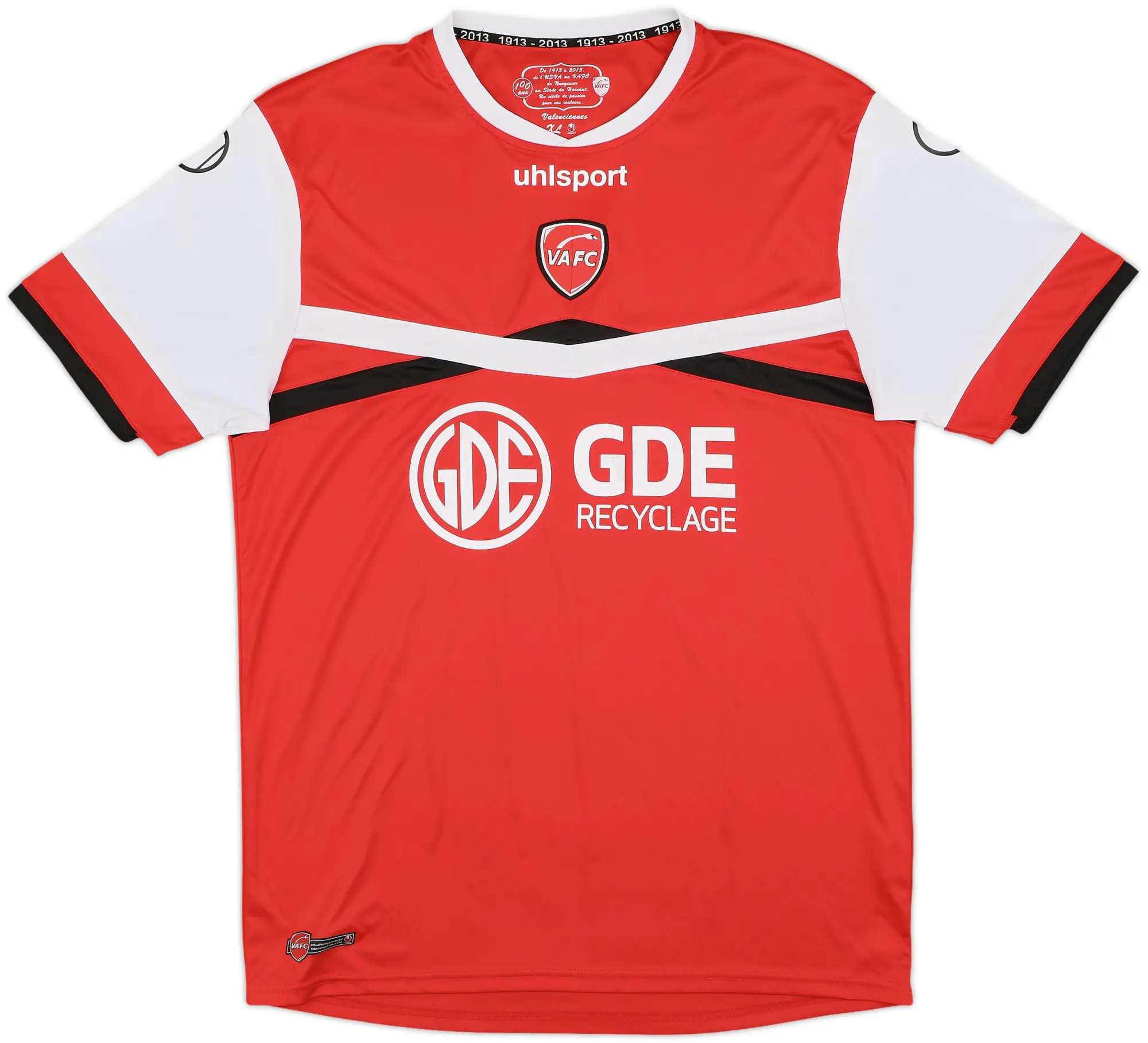 2013-14 Valenciennes Home Shirt - 8/10 - (XL)