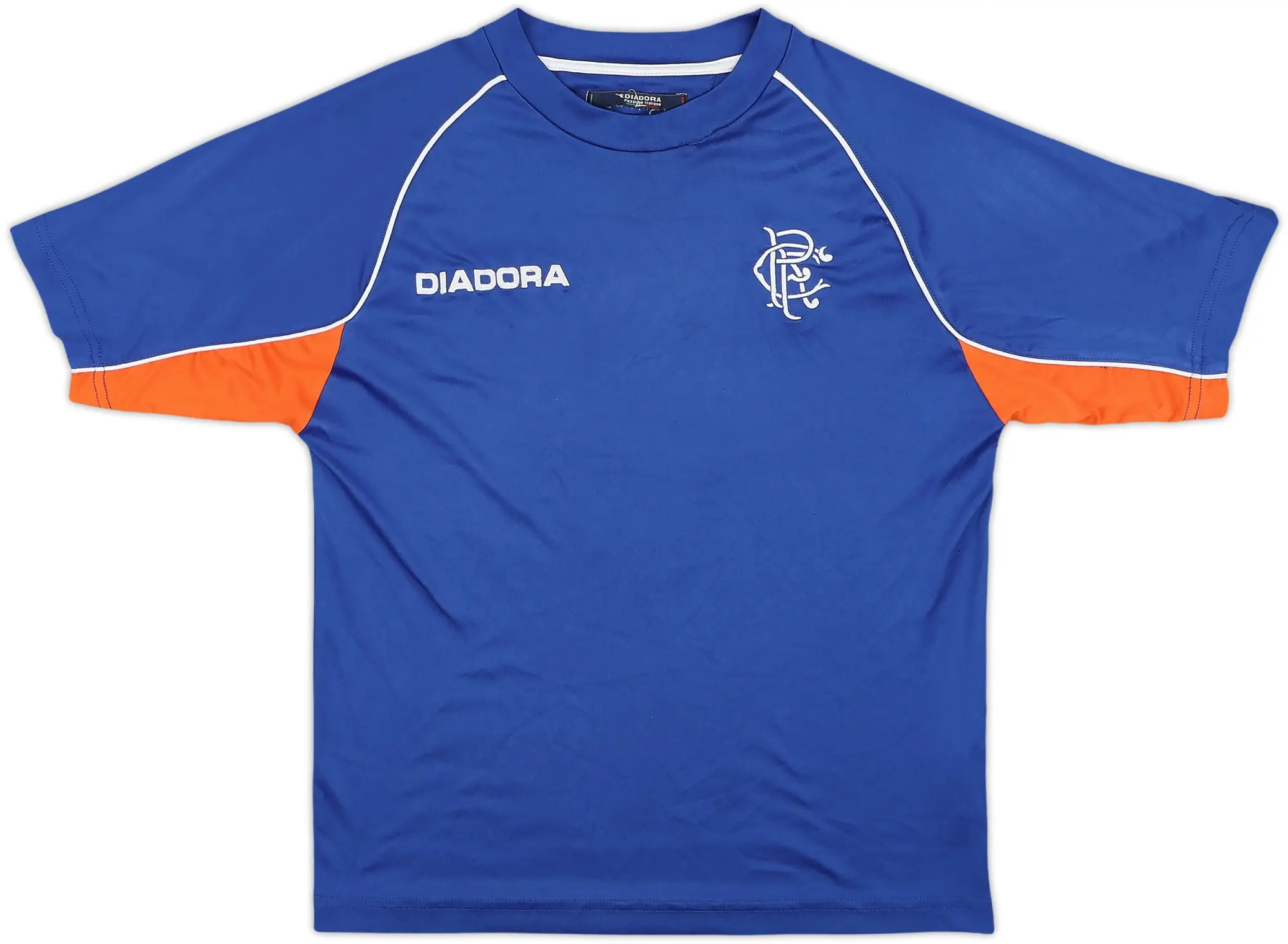 Diadora Rangers Boys SS Home Shirt 2002/03