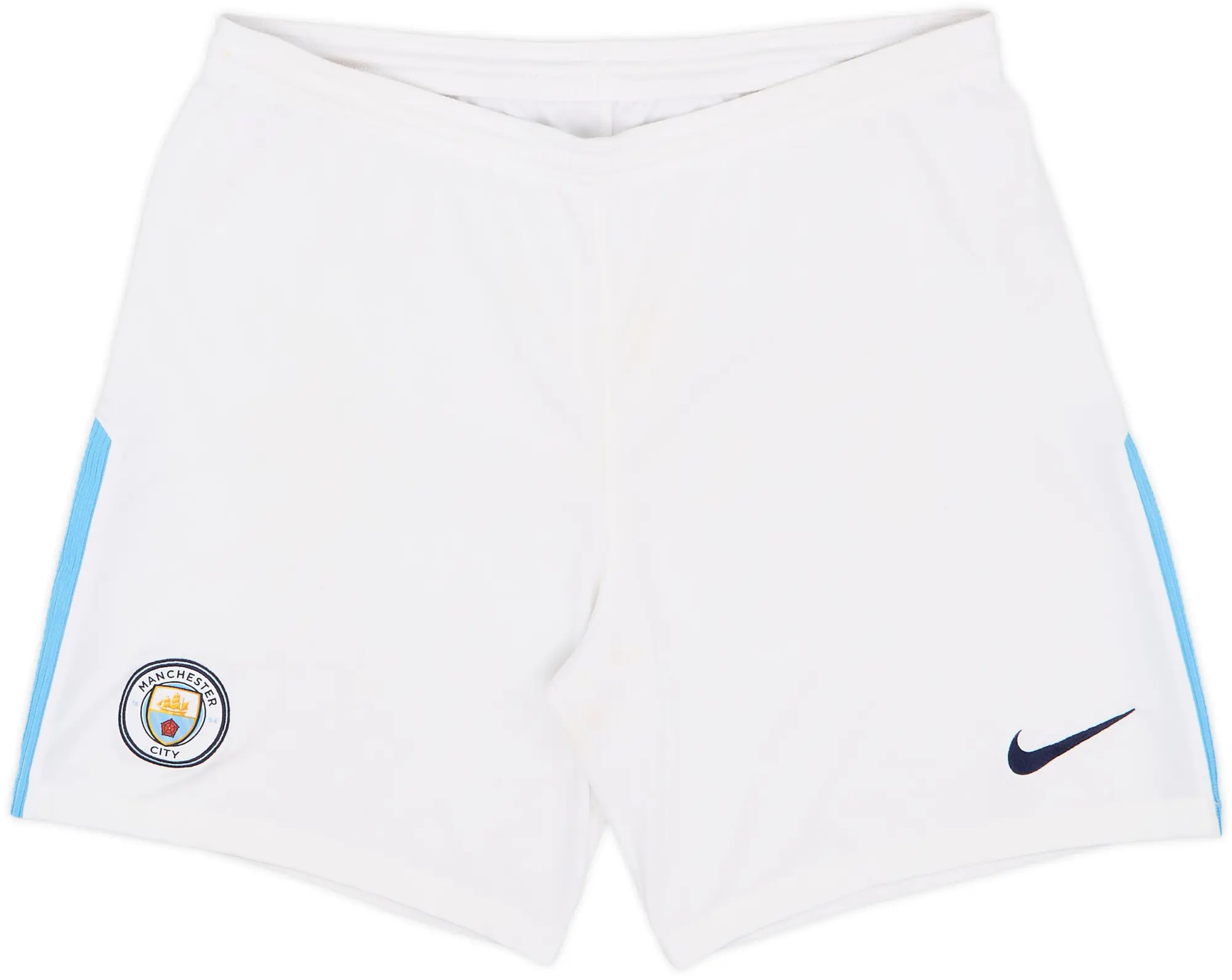 2017-18 Manchester City Home Shorts - 7/10 - (L)