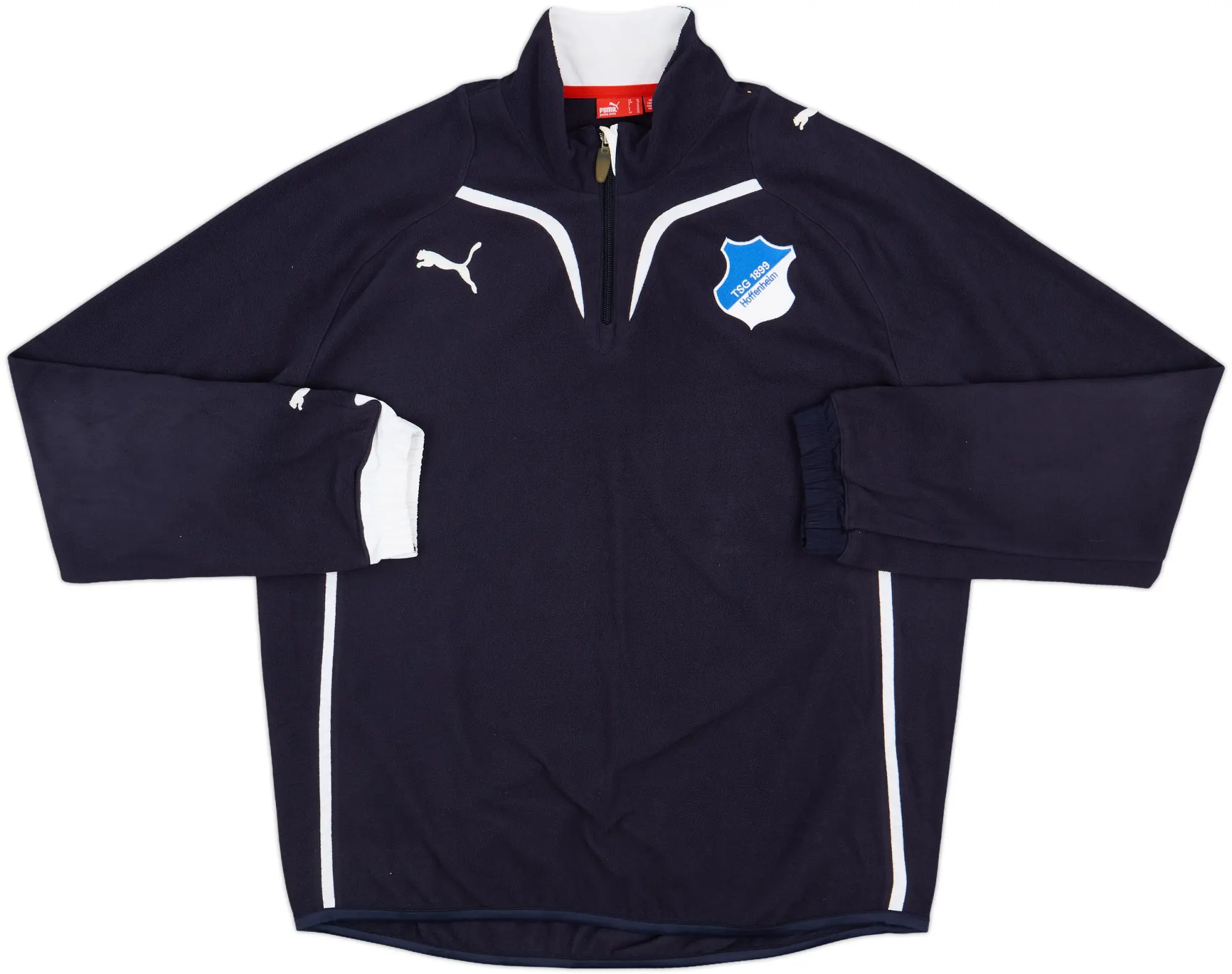2009-10 Hoffenheim Puma 1/4 Zip Fleece Top - 7/10 - (XL)