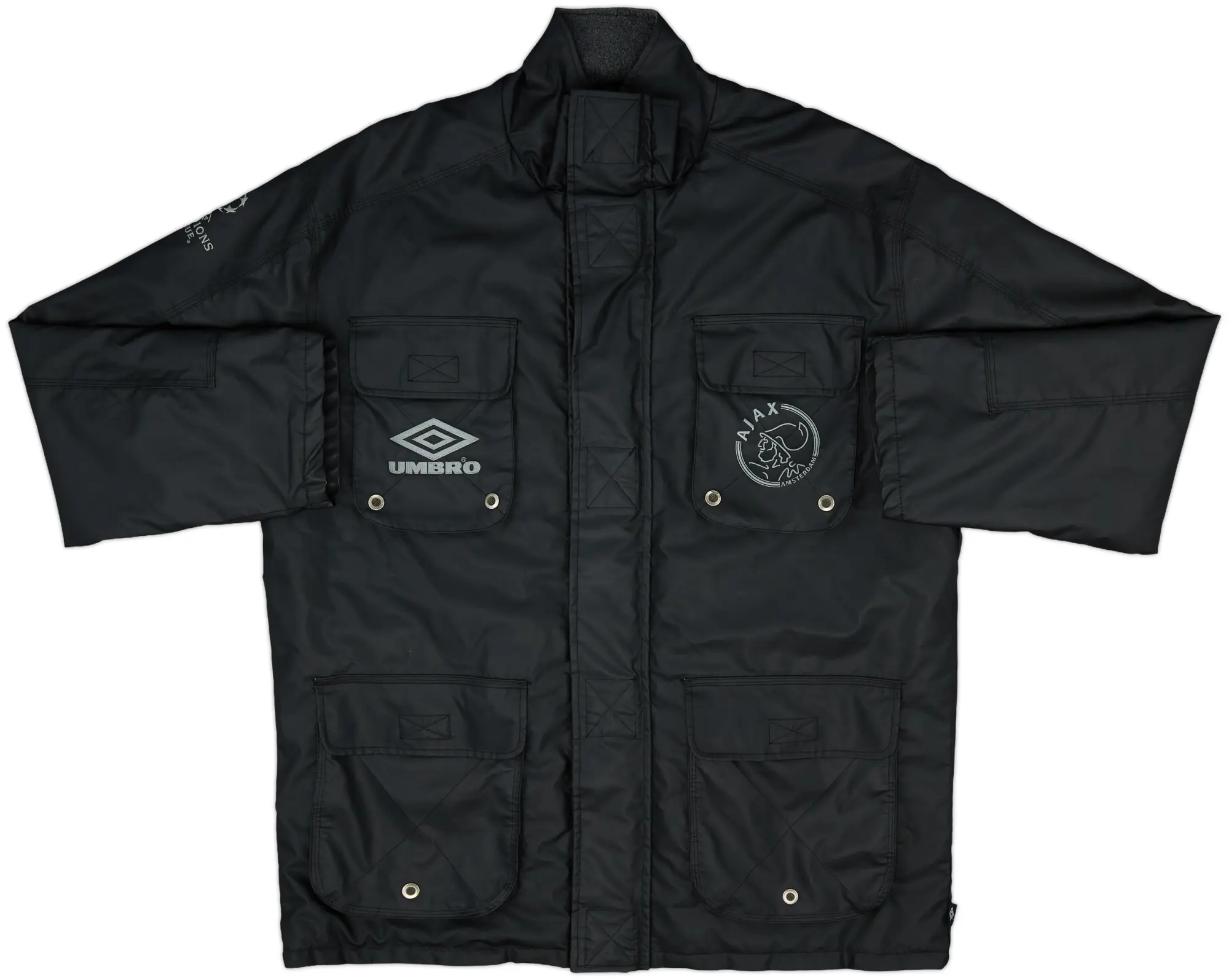 1997-98 Ajax Umbro CL Padded Rain Jacket - 9/10 - (L)