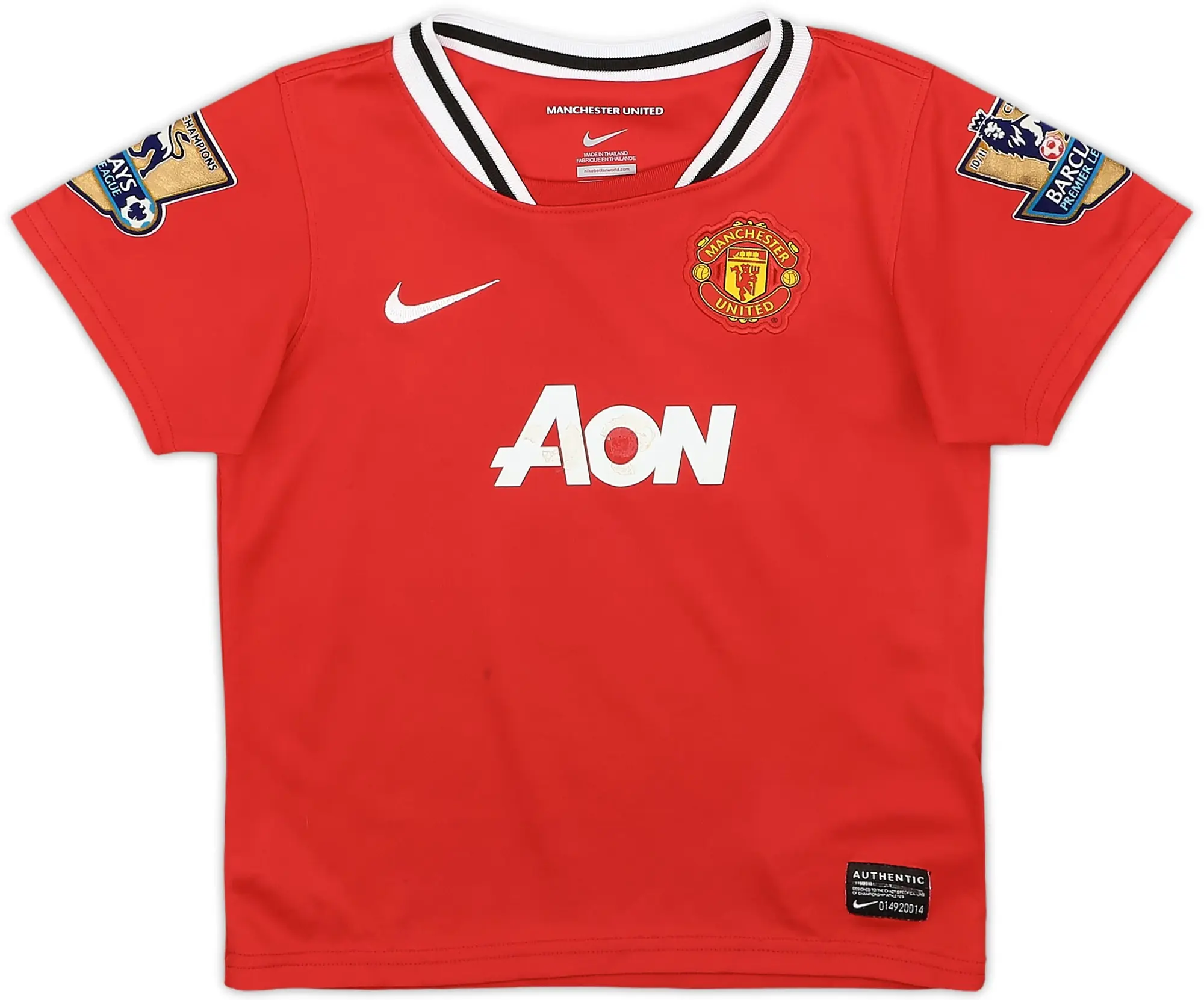 2011-12 Manchester United Home Shirt - 5/10 - (4-5 Years)