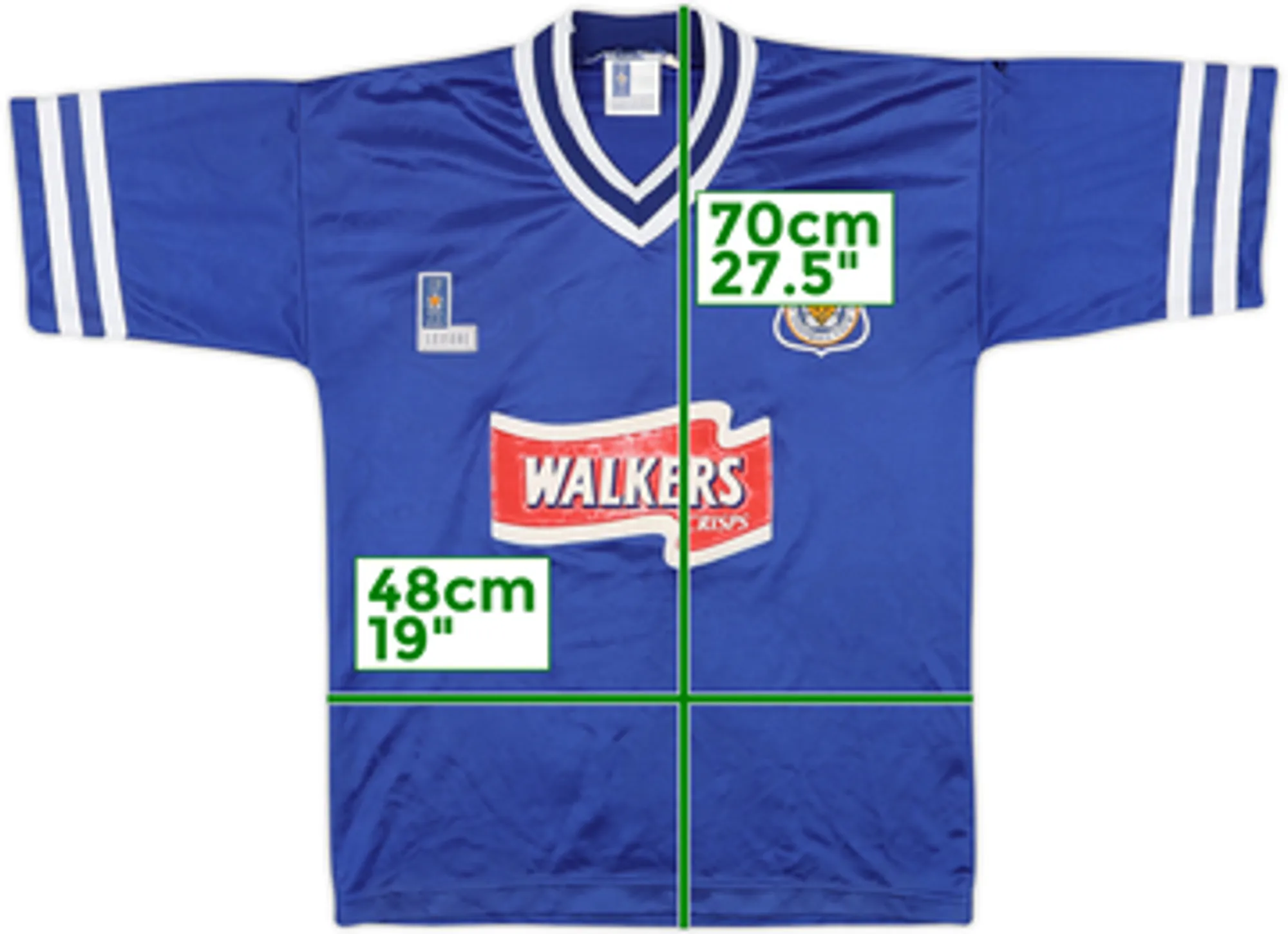 Home Leicester City Mens SS Home Shirt 1996/98