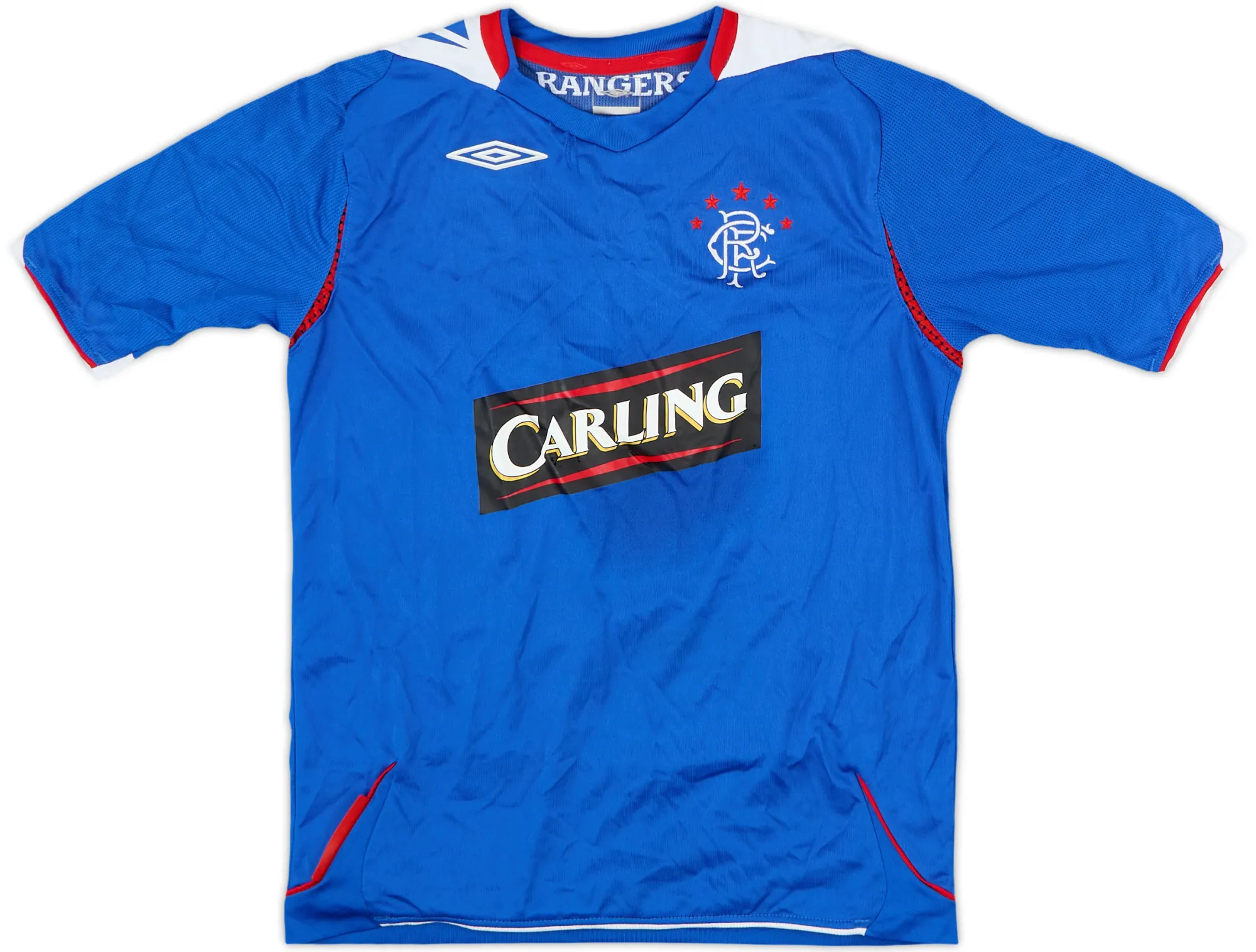 Umbro Rangers Boys SS Home Shirt 2006/07