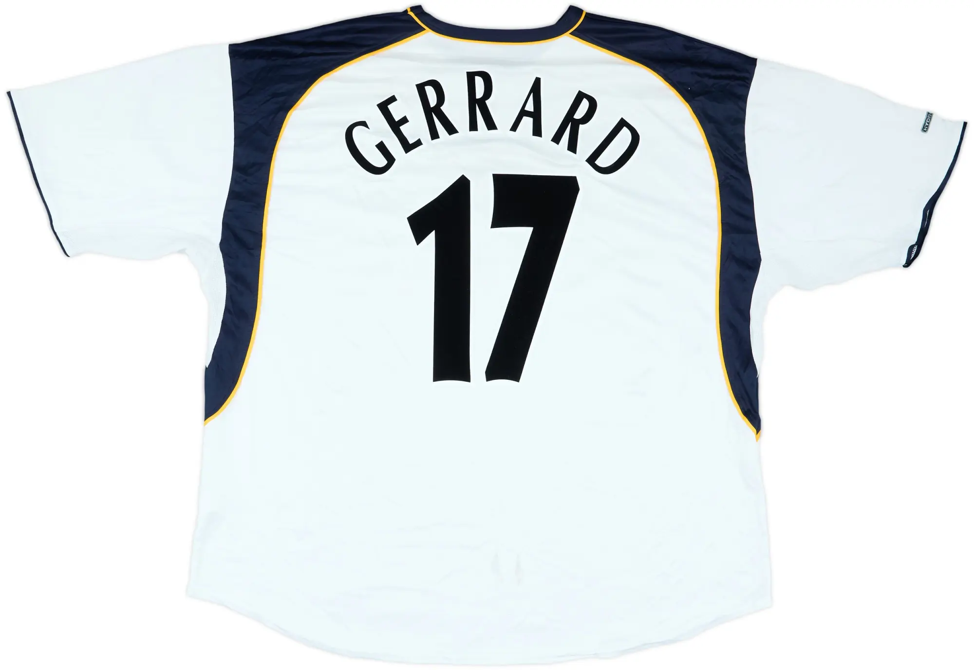 2001-03 Liverpool Away Shirt Gerrard #17 - 8/10 - (XXL)