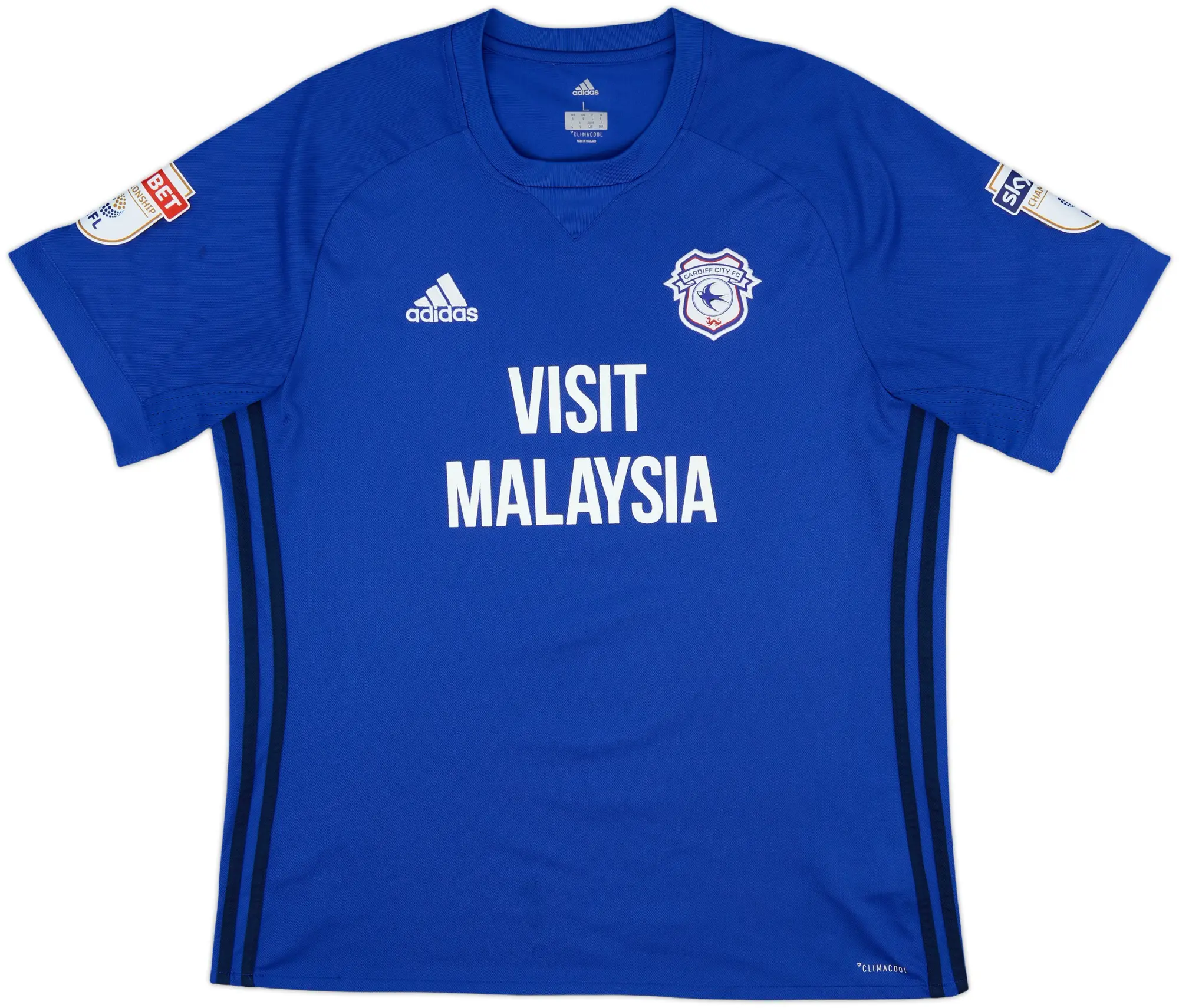 2017-18 Cardiff City Home Shirt - 6/10 - (L)