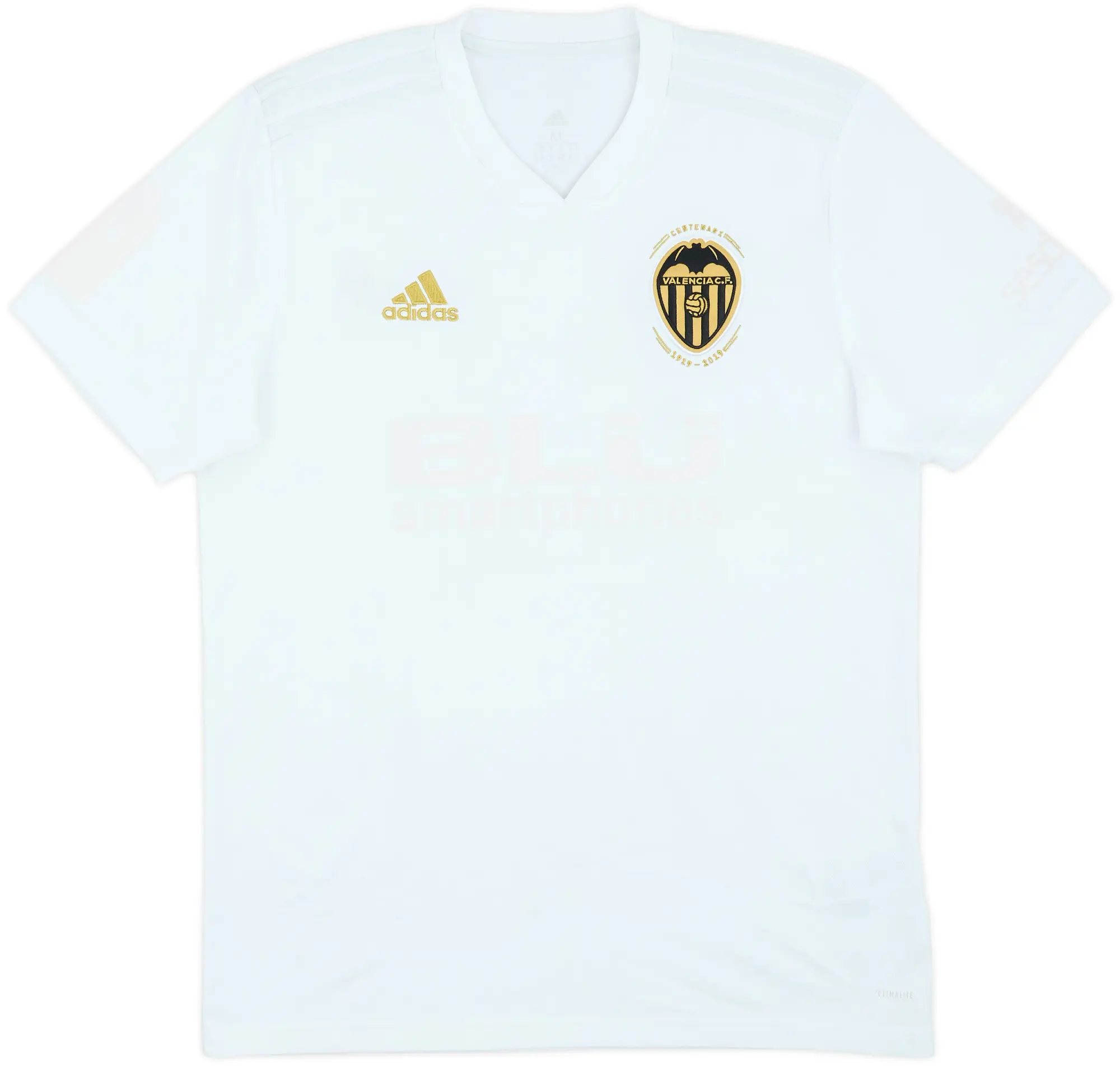 2018-19 Valencia Centenary Home Shirt - 4/10 - (M)