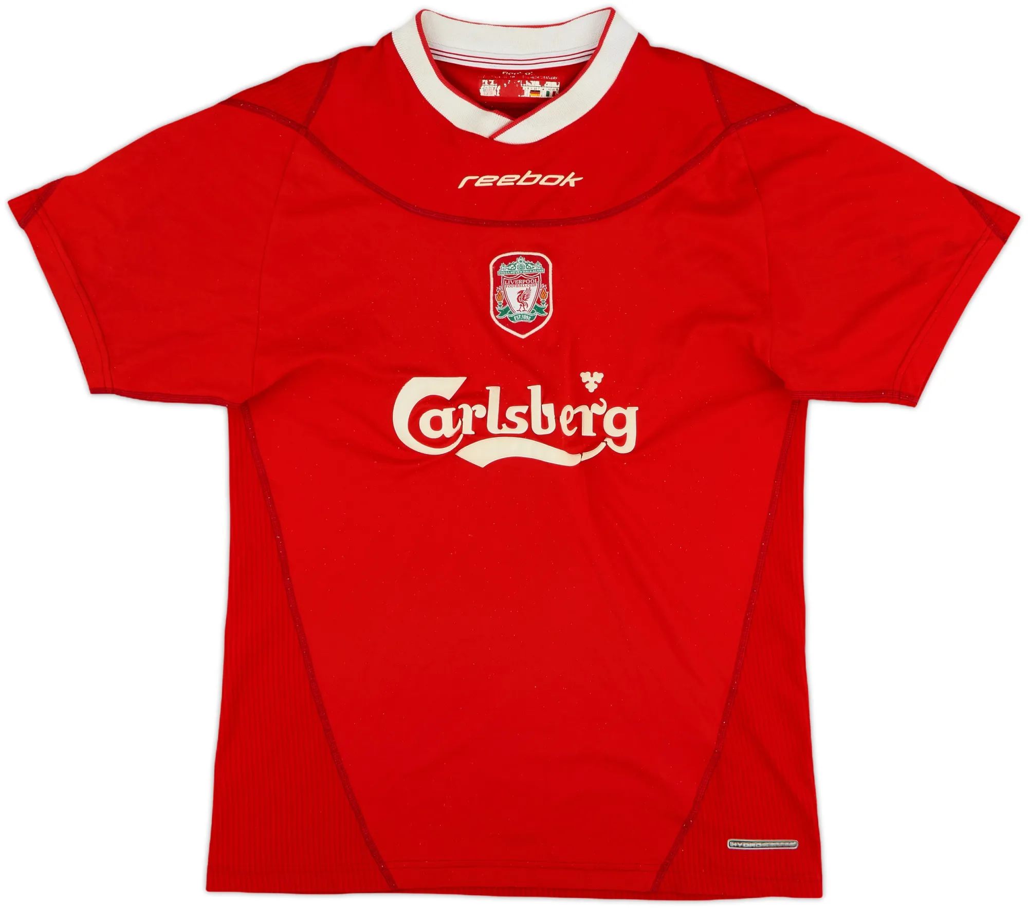 Reebok Liverpool Boys SS Home Shirt 2002/04