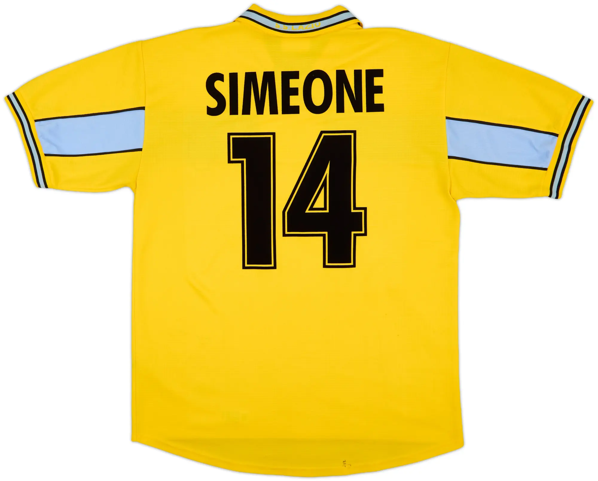 1999-00 Lazio Third Shirt Simeone #14 - 8/10 - (L)
