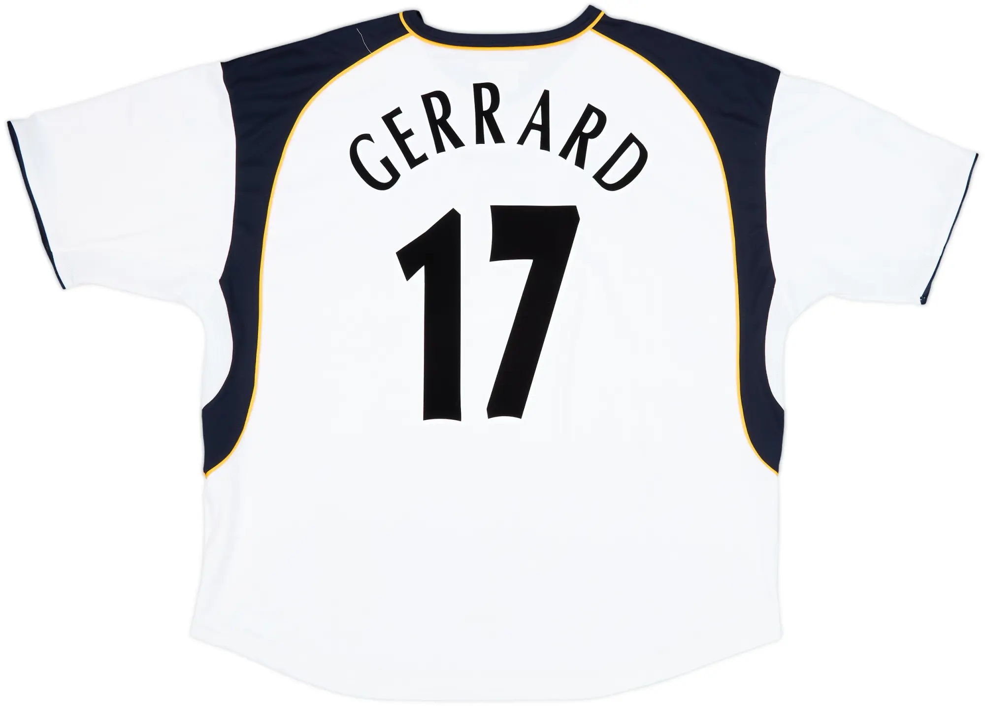 2001-03 Liverpool Away Shirt Gerrard #17 - 8/10 - (3XL)