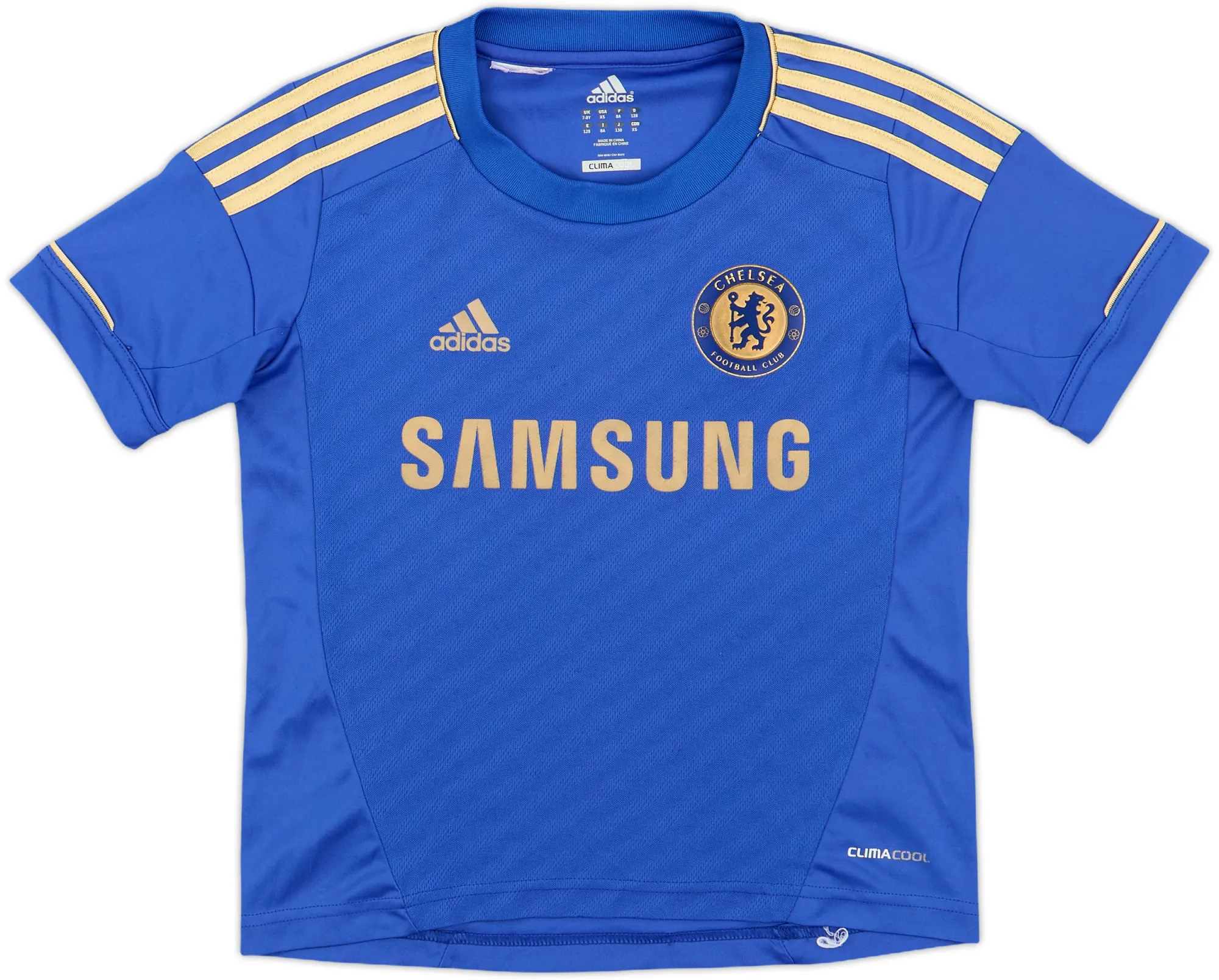 adidas Chelsea Boys SS Home Shirt 2012/13