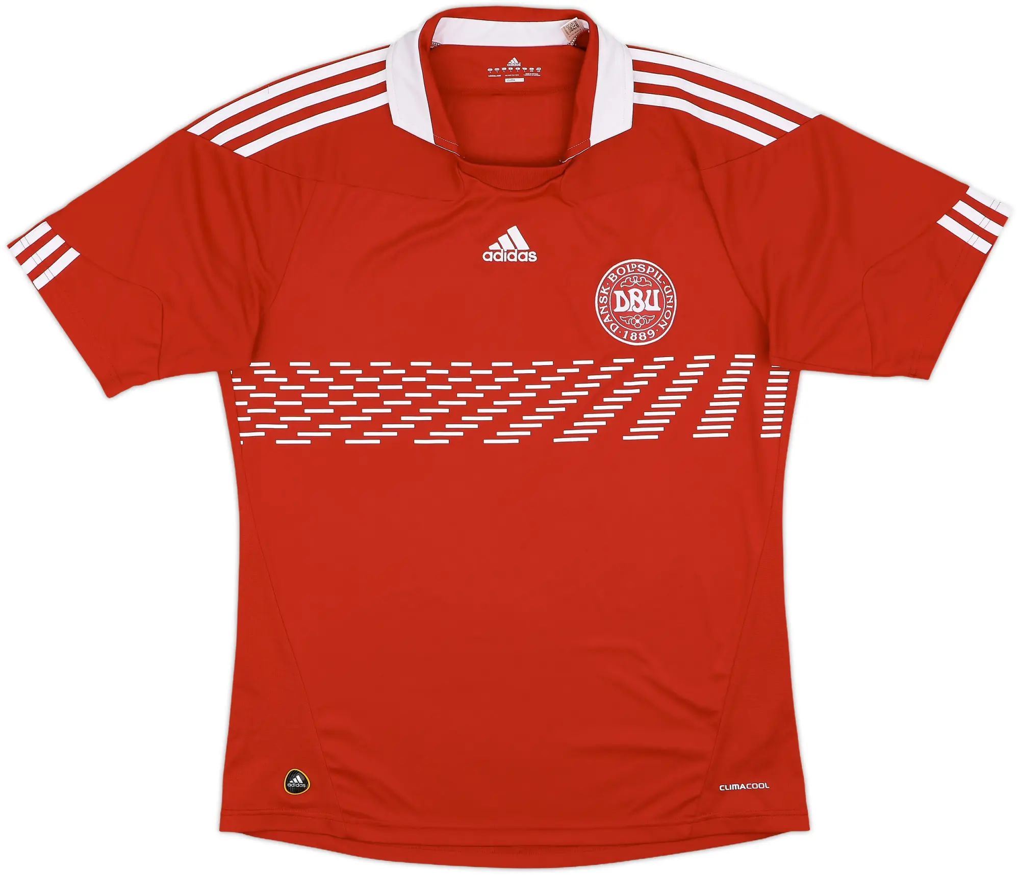 adidas Denmark Mens SS Home Shirt 2010