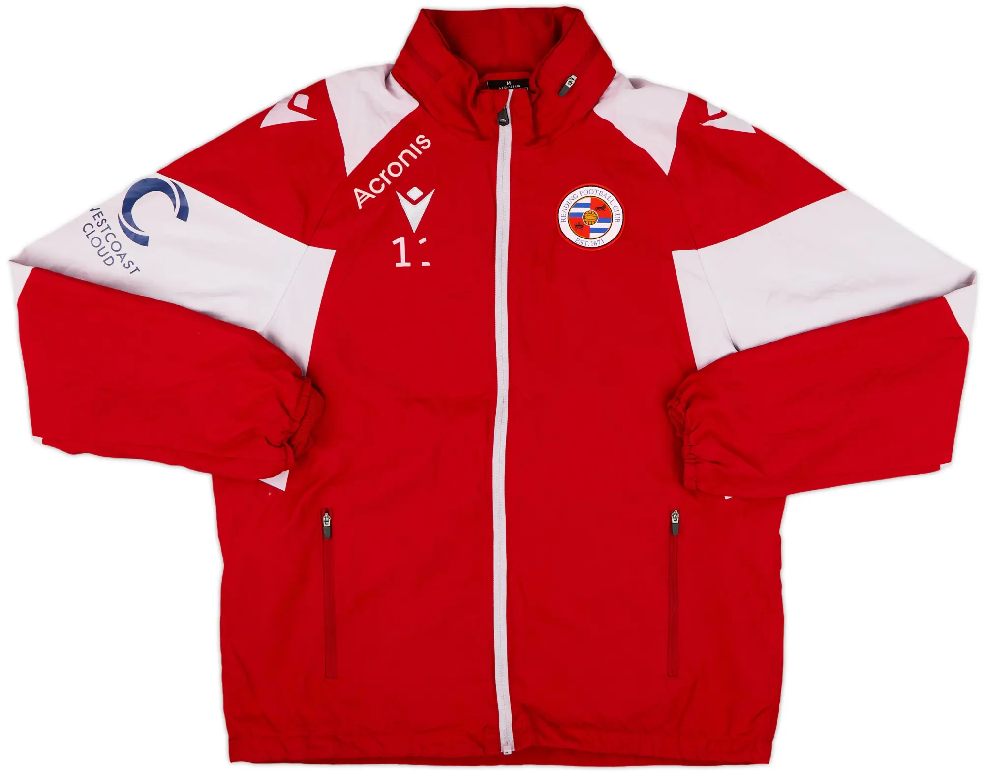 2019-20 Reading Player Issue Macron Track Jacket - 5/10 - (M)