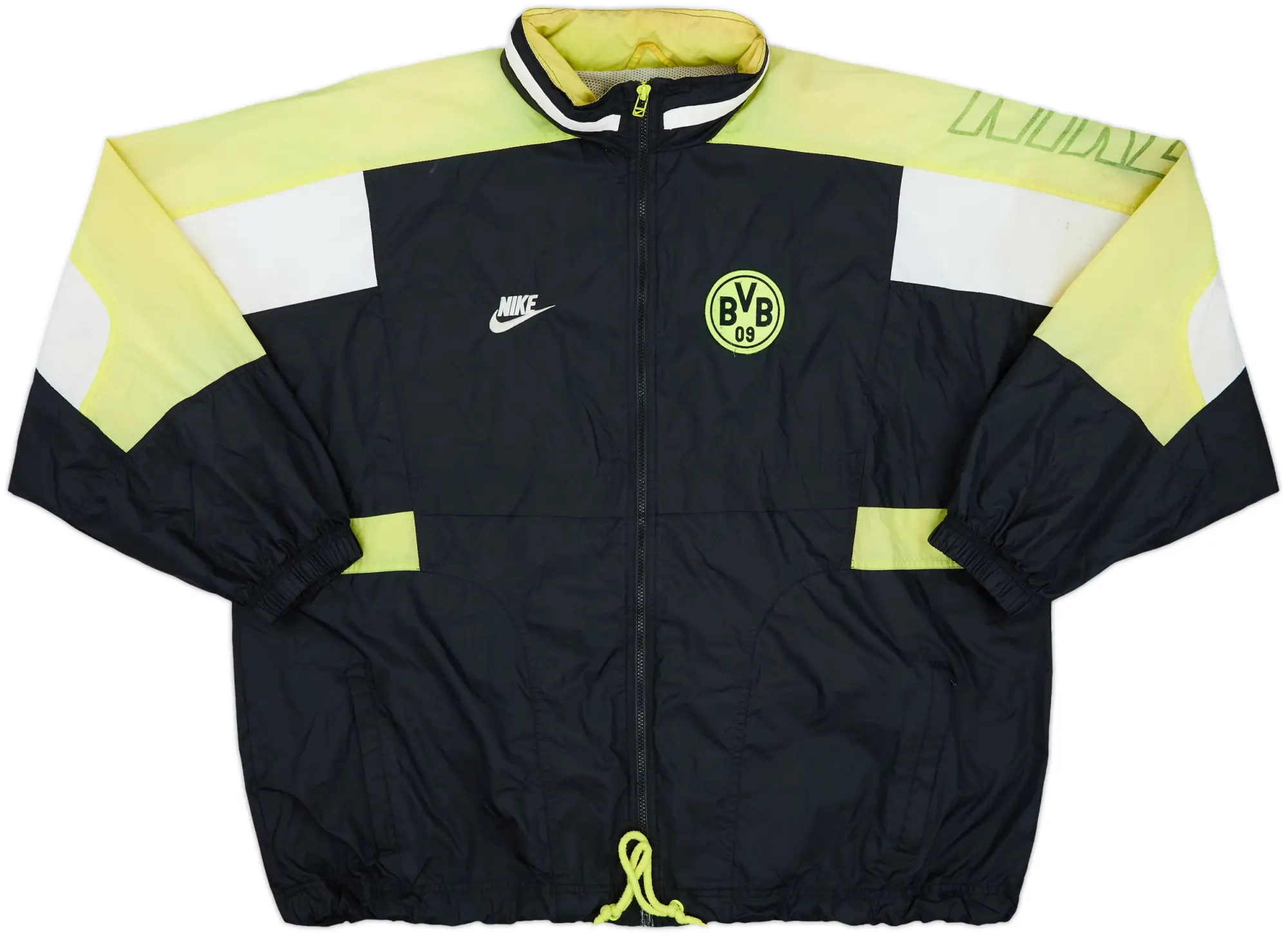 1995-96 Borussia Dortmund Nike Hooded Rain Jacket - 6/10 - (XXL)