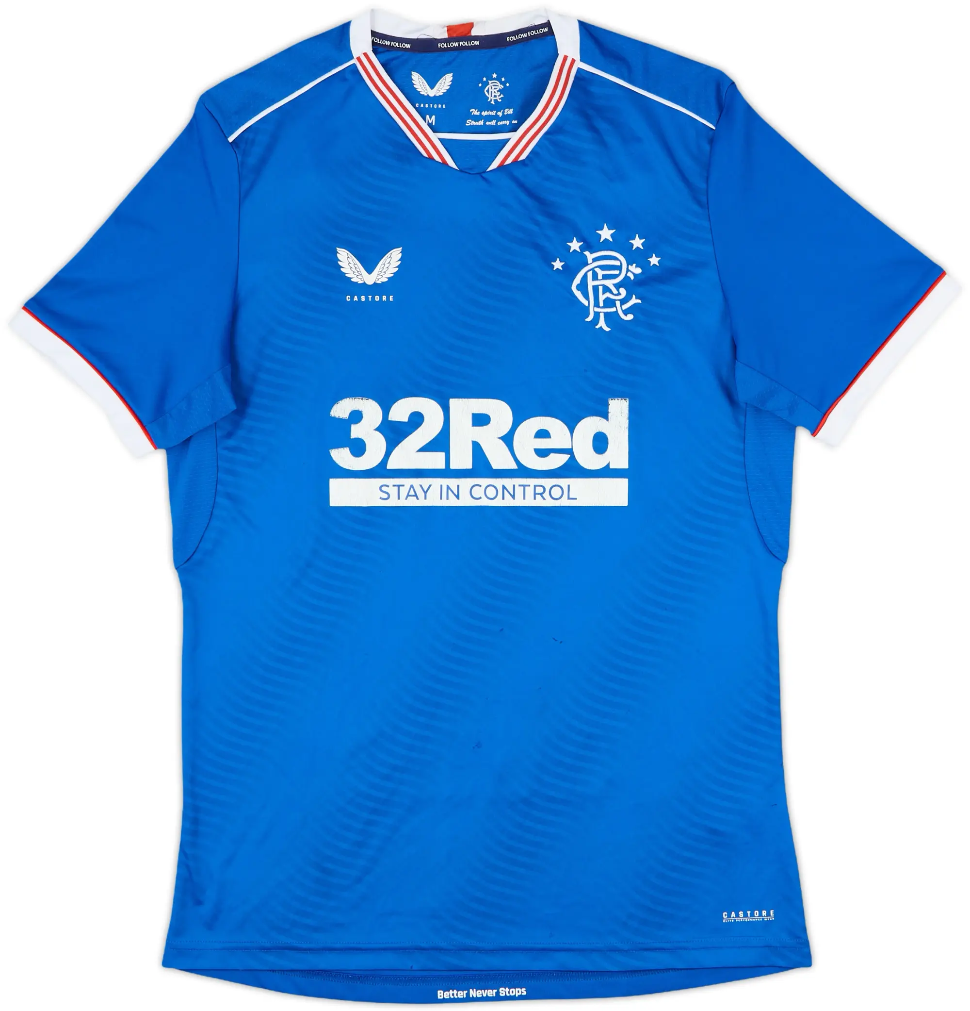 2020-21 Rangers Home Shirt - 5/10 - (M)