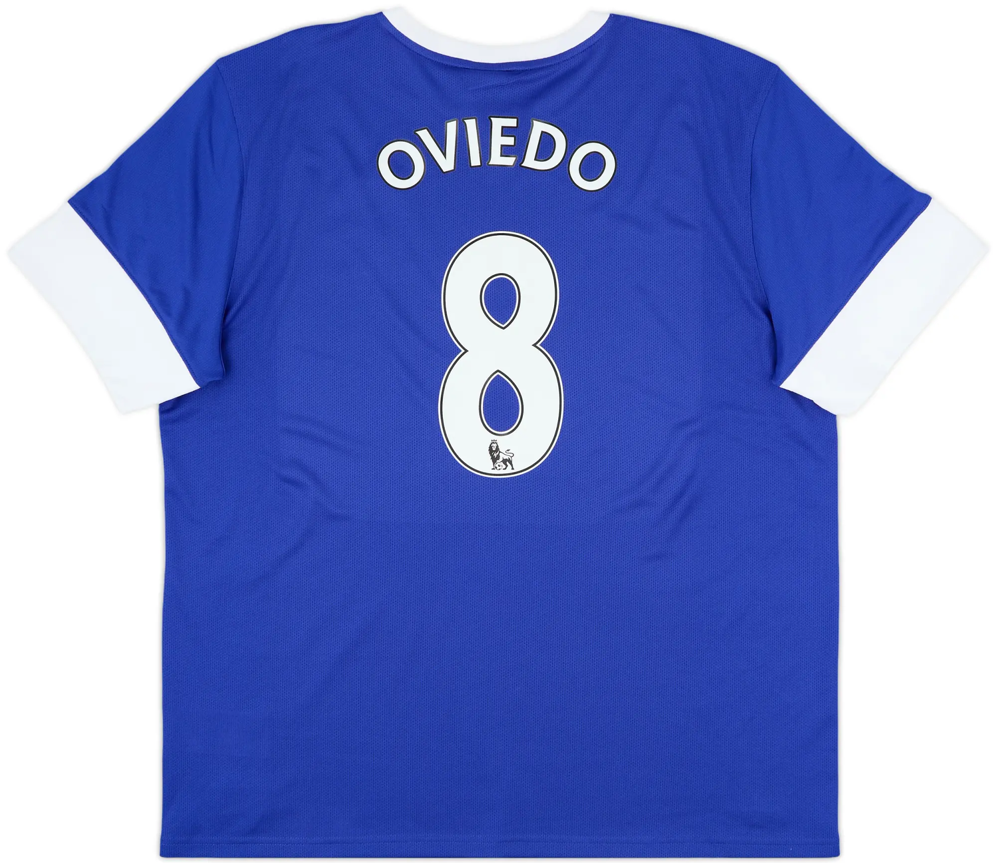 2012-13 Everton Home Shirt Oviedo #8 - 9/10 - (XXL)